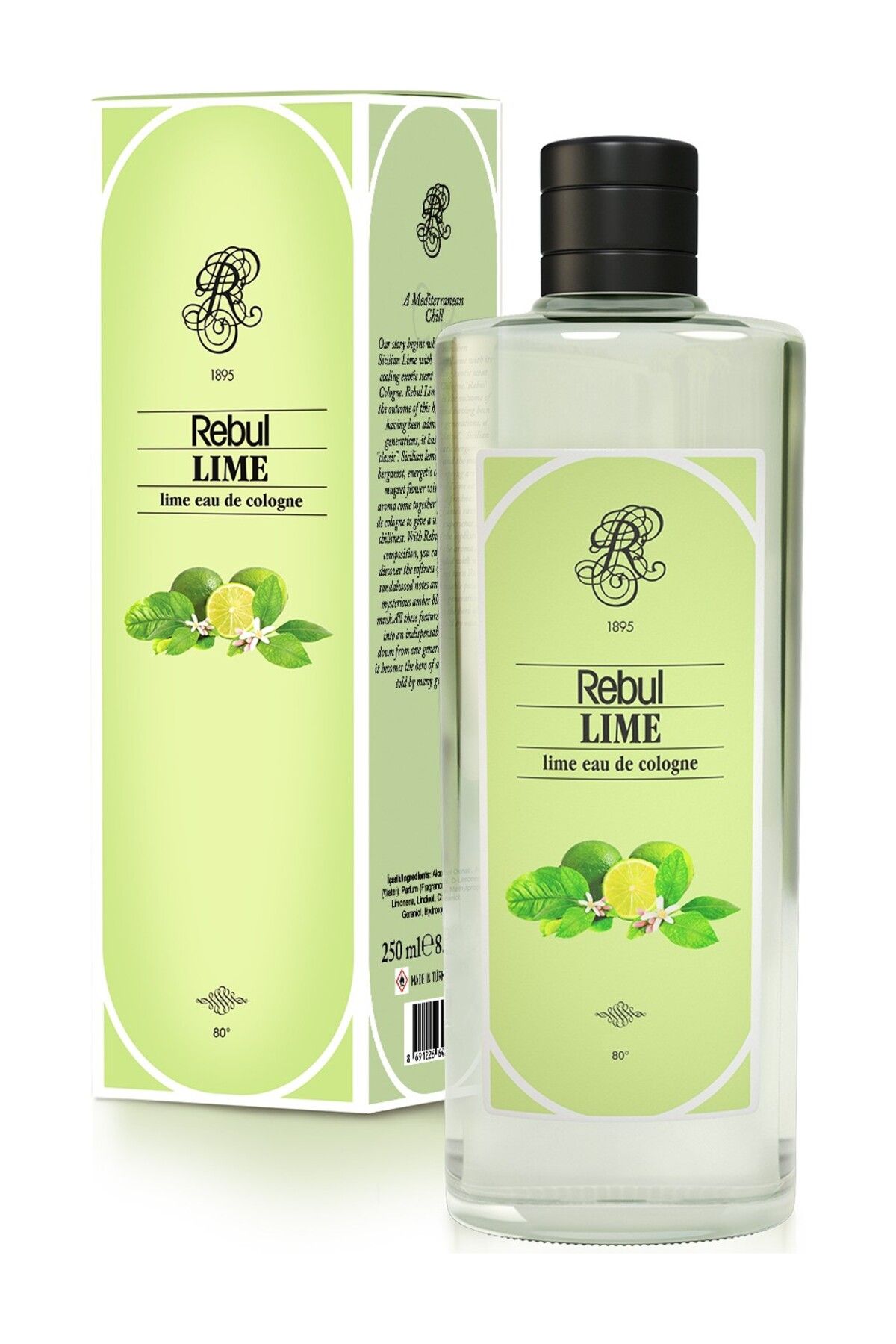 Rebul Lime 250 ml Cam Şişe