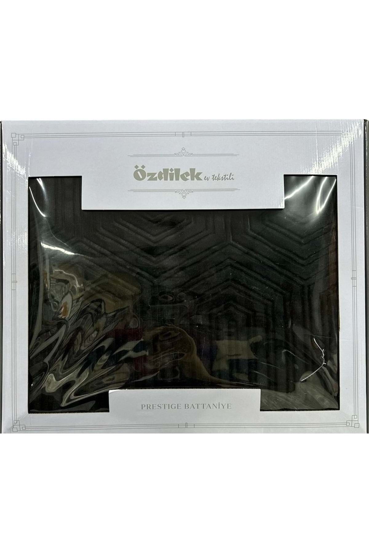 Özdilek Özdilek Prestige Kalın Embos Tek Kişilik Battaniye(160x220) Jet Black