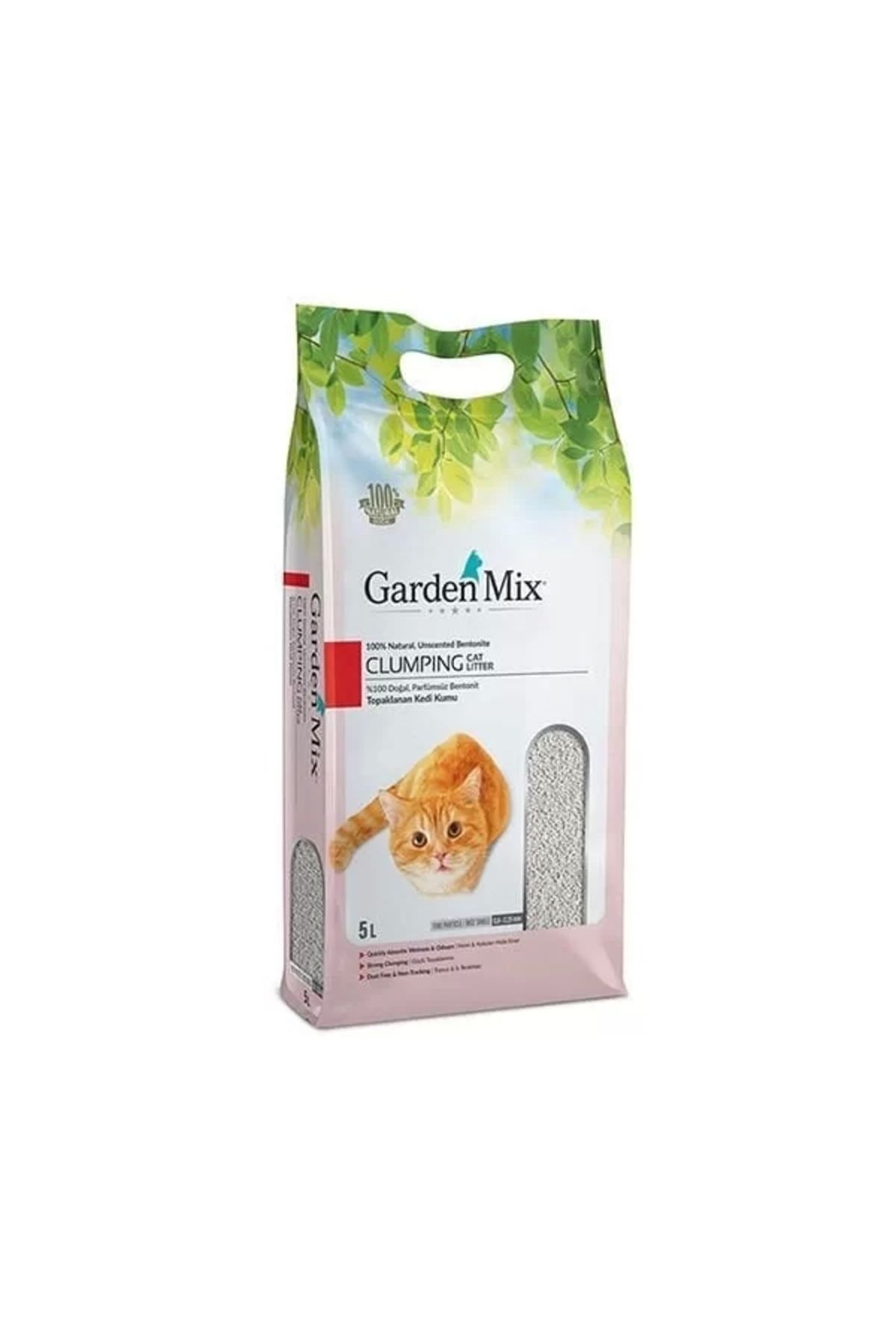 GLIMMERY Garden Mix İnce Taneli Kokusuz Kedi Kumu 5 Lt