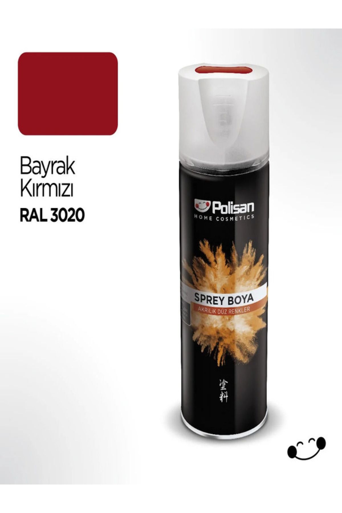 Polisan SPREY BOYA BAYRAK KIRMIZI RAL-3020 400ML