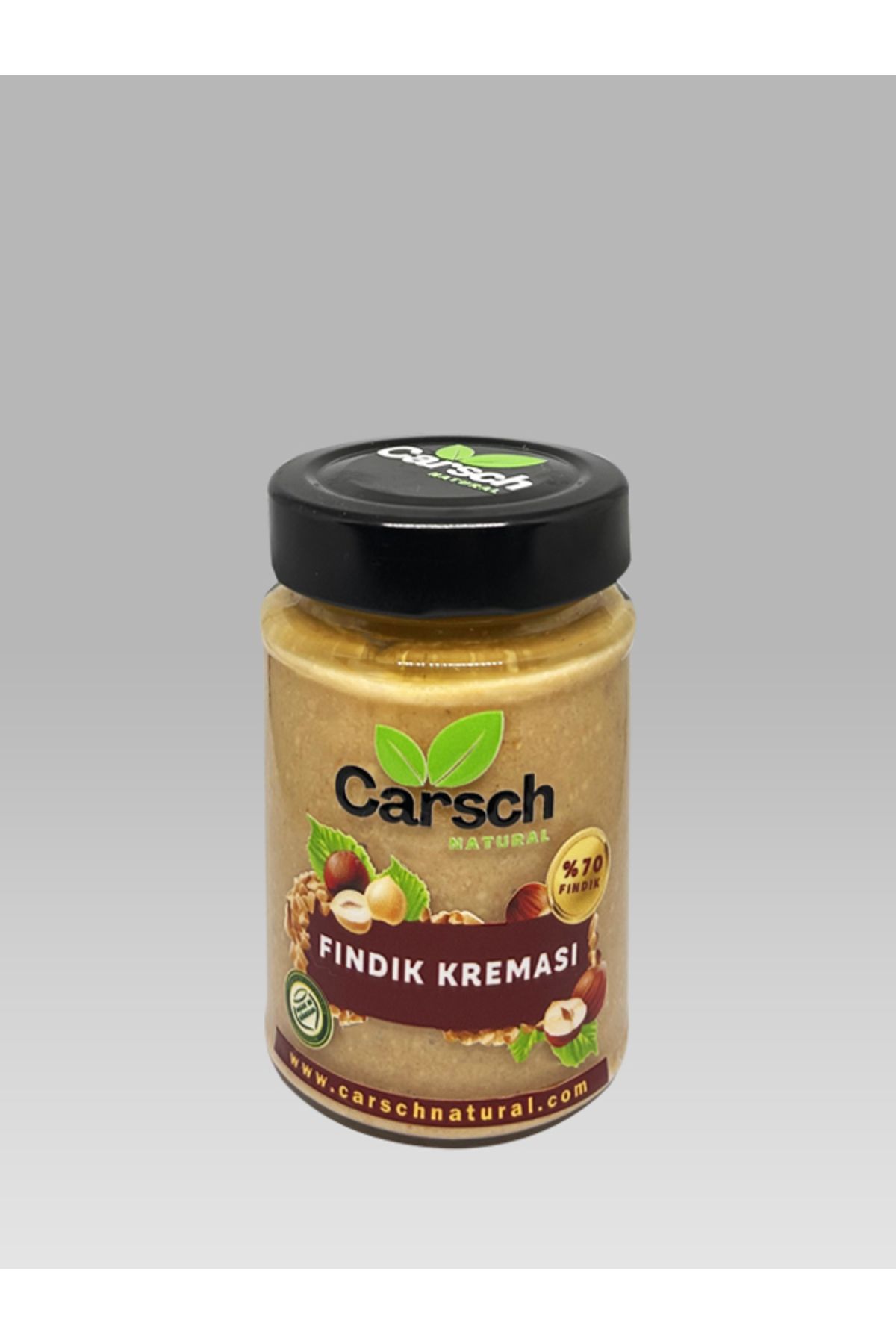 Carsch Natural Fındık Kreması (%70 Fındık) 410g