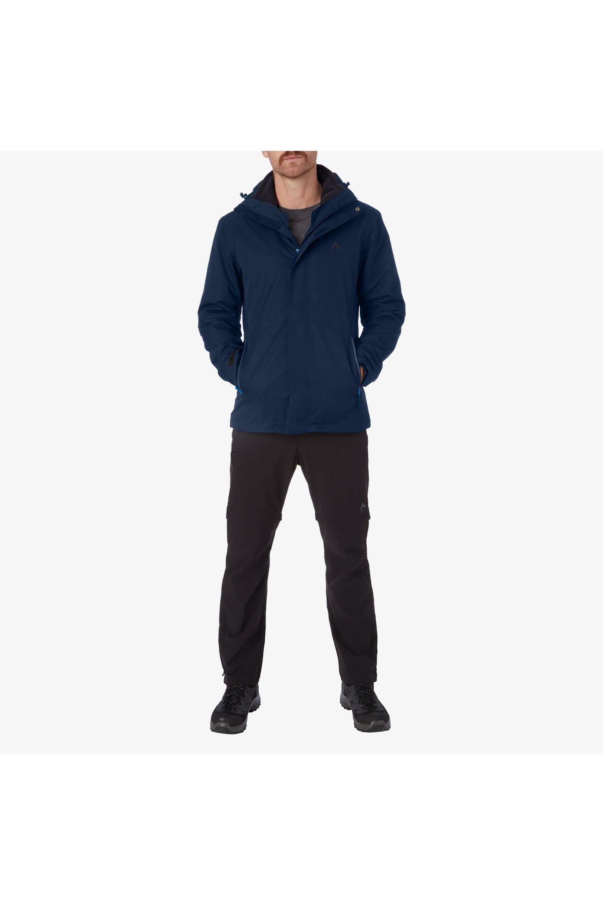 McKinley Terang 3in1 Erkek Lacivert Outdoor Mont — آبی 429032 — تصویر 2 از 6