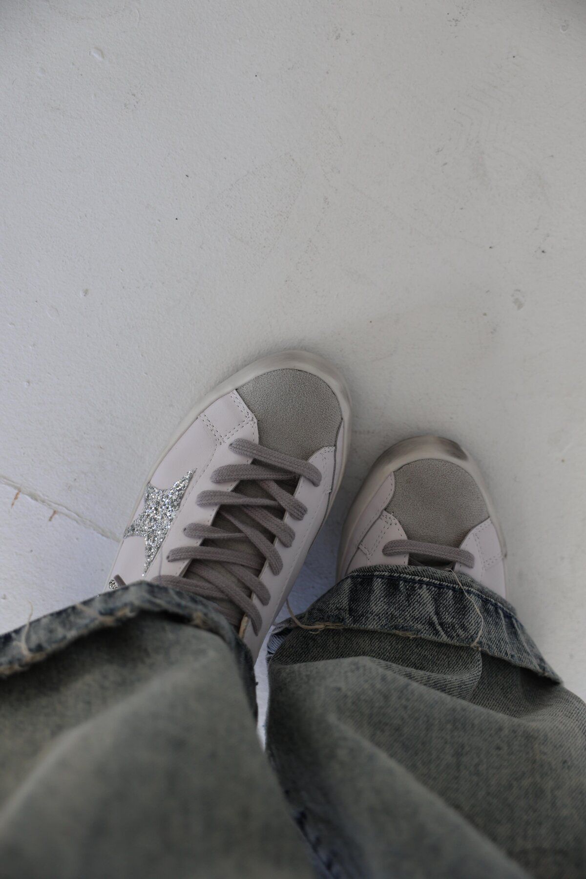 Banksy-Accesoriu cu lanț brodat cu stea de gâscă Adidași Pantofi sport (tumbled) 5