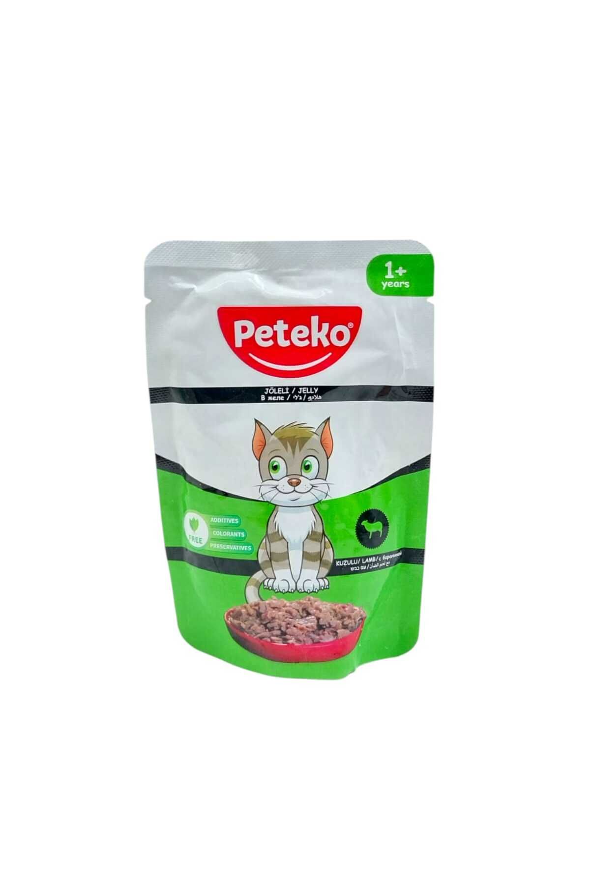 PetEko Kuzulu Yaş Yetişkin Kedi Maması (+1 Yaş) 85 gr 12 Adet