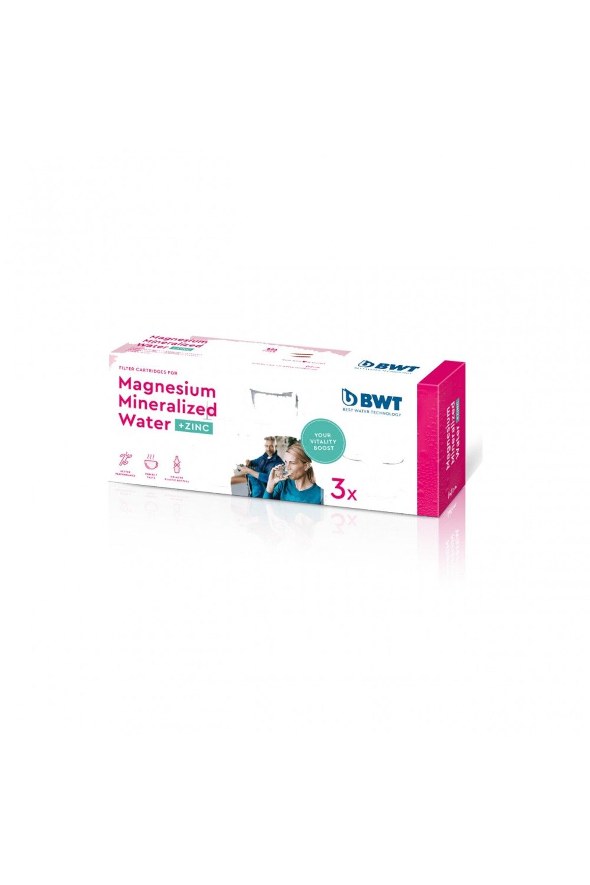 BWT Çinko Ve Magnezyumlu Su Arıtıma Sürahi Filitresi (3'LÜ PAKET)