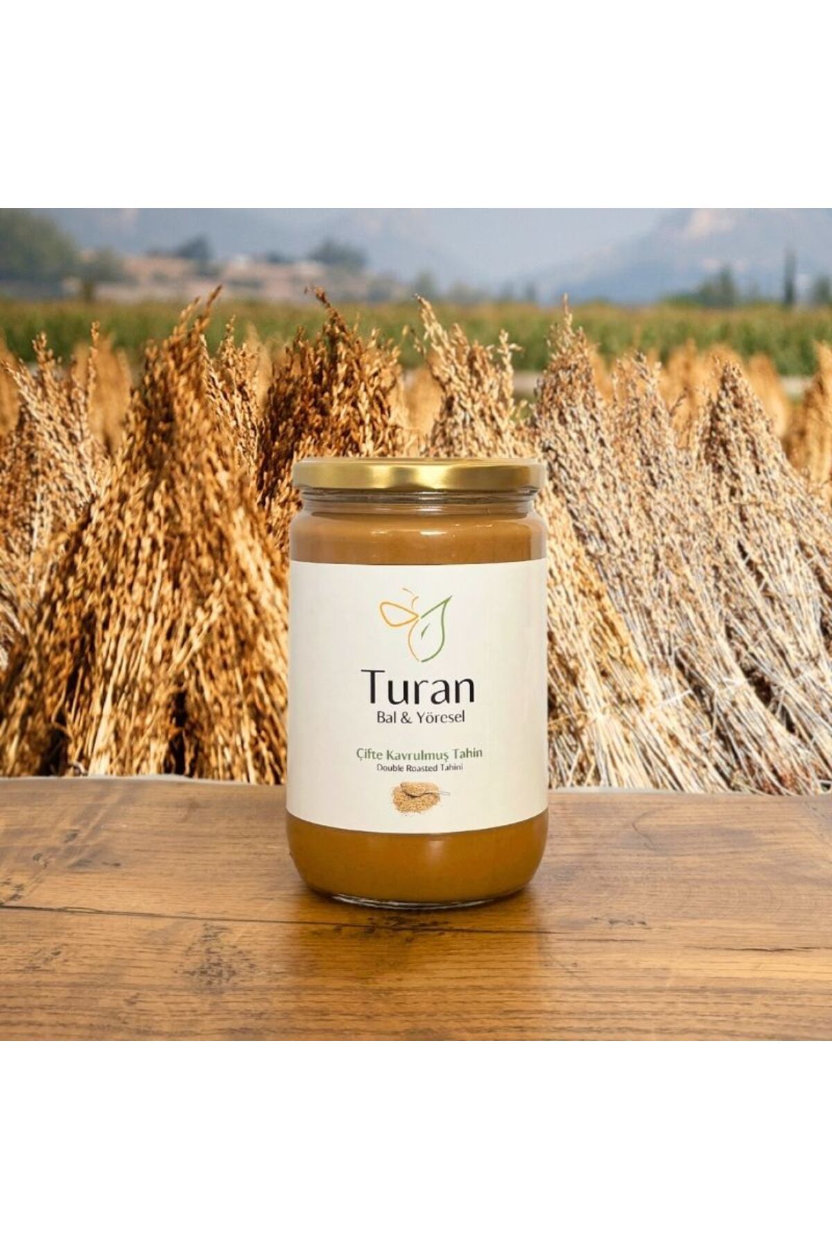 Turan Bal & Yöresel ÇİFTE KAVRULMUŞ TAHİN 800 gr