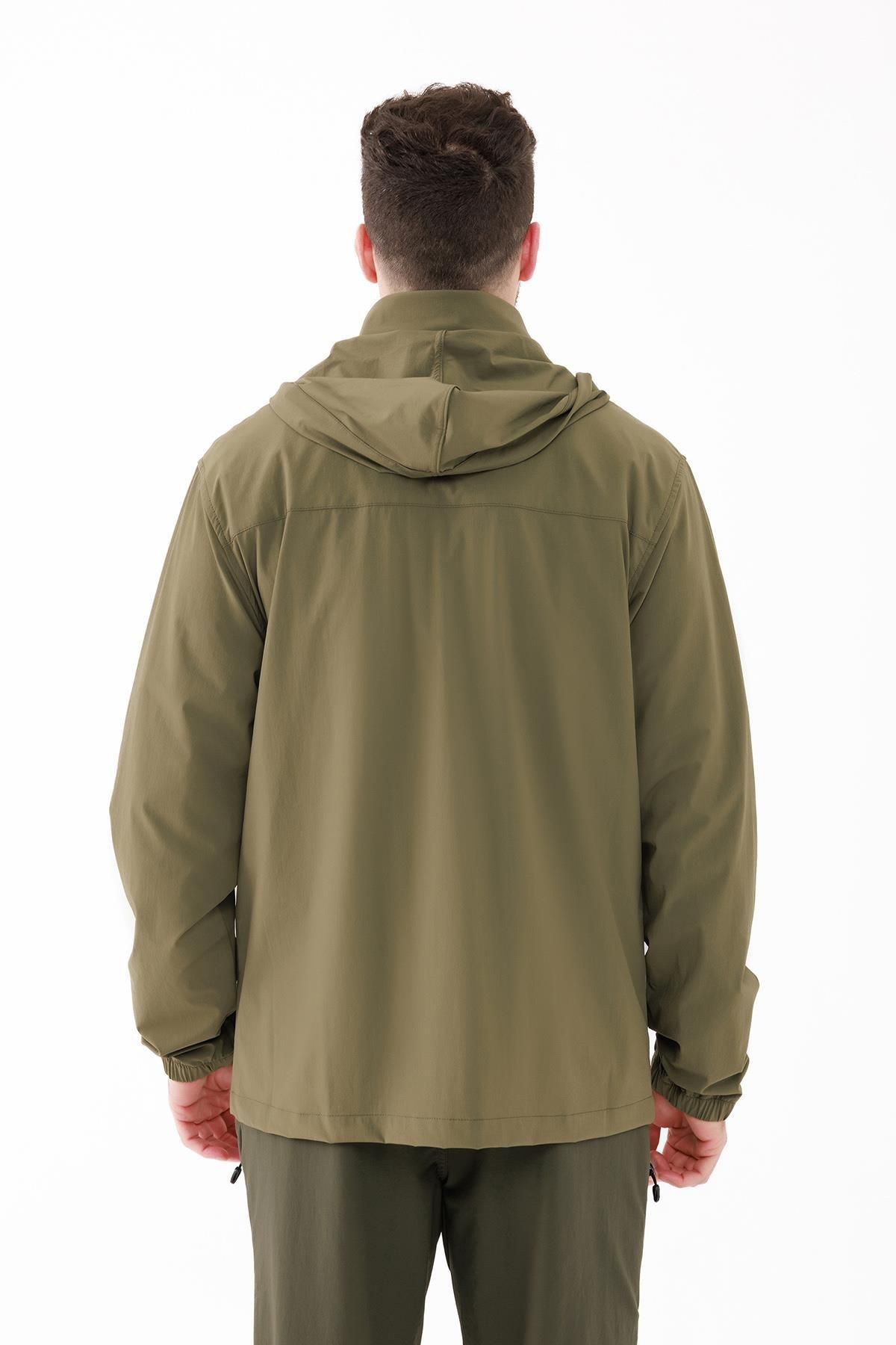 2AS-Men's Safari Jacket - Khaki Color 3