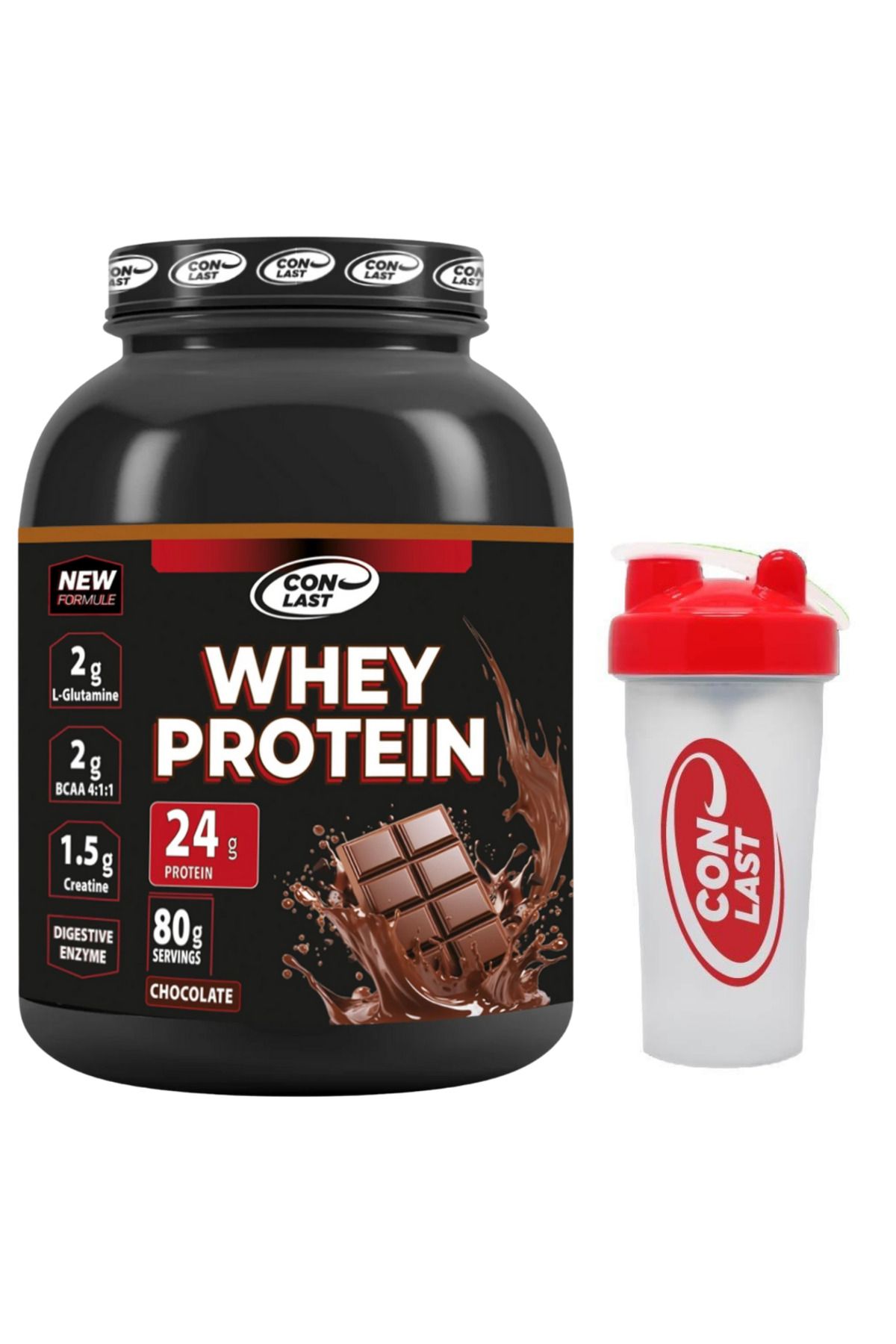 Conlast Whey Protein Çikolatalı Shaker Hediyeli