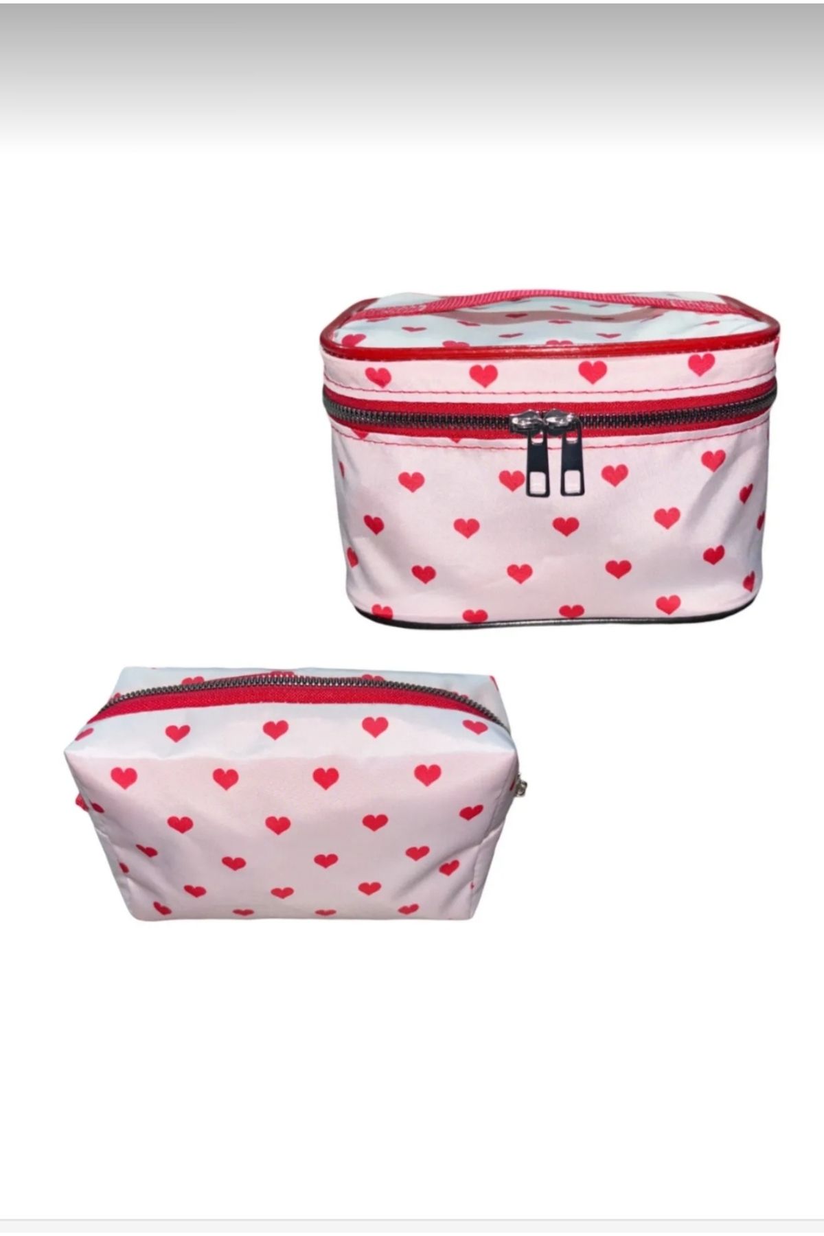 adrbags Organizator Practic De Machiaj Din 2 Bucăți Set De Genți De Machiaj De Călătorie Elegantă Geantă Cosmetică Multifuncțională - One Size