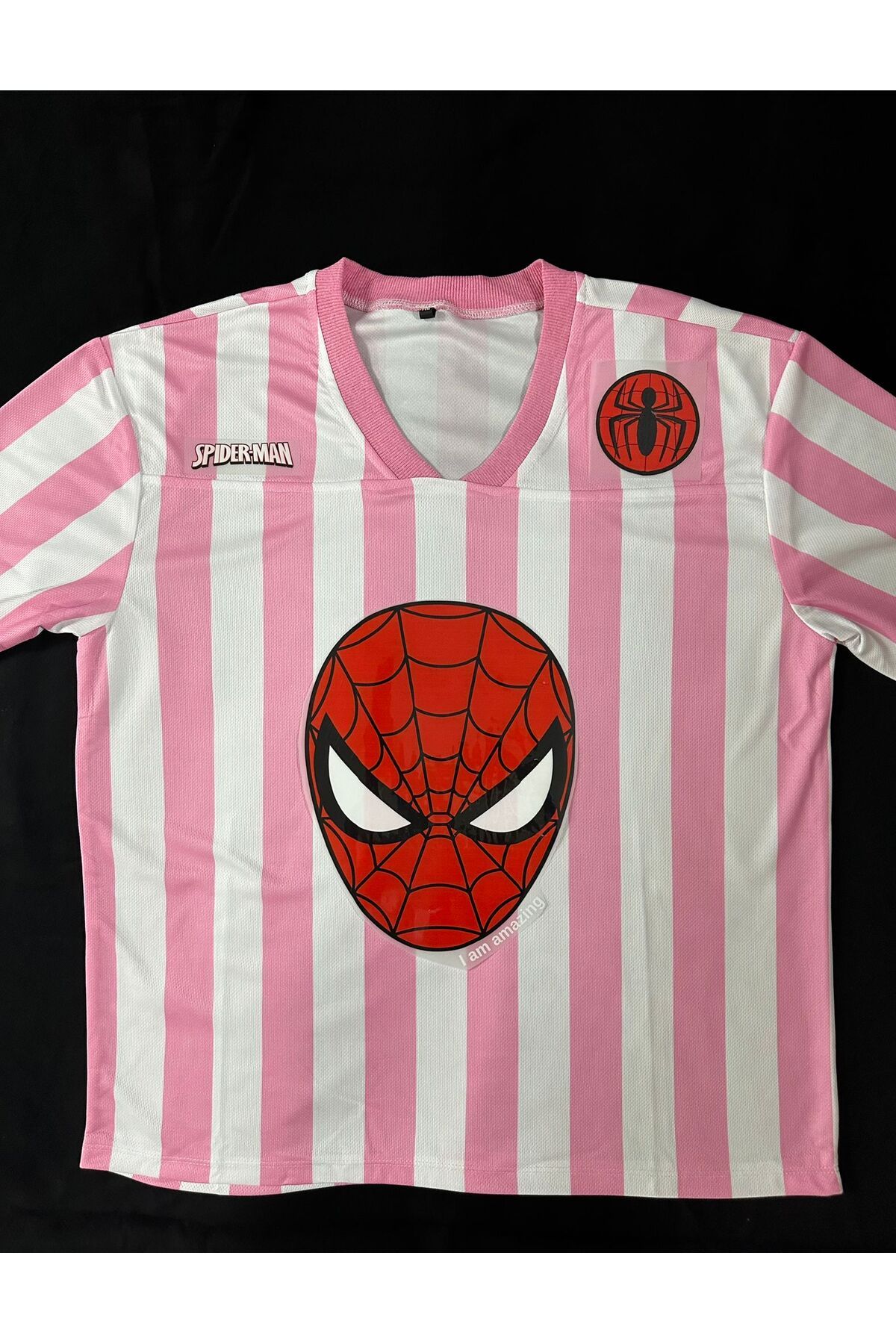 1blood Pembe Spi̇der Jersey  V Yaka Forma