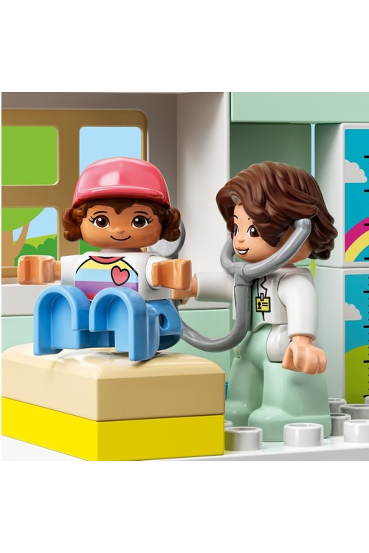 ® DUPLO® دکتر نجات معاینه ۱۰۹۶۸ – ست ساختنی اسباب‌بازی آموزشی برای پیش‌دبستانی (۳۴ قطعه)