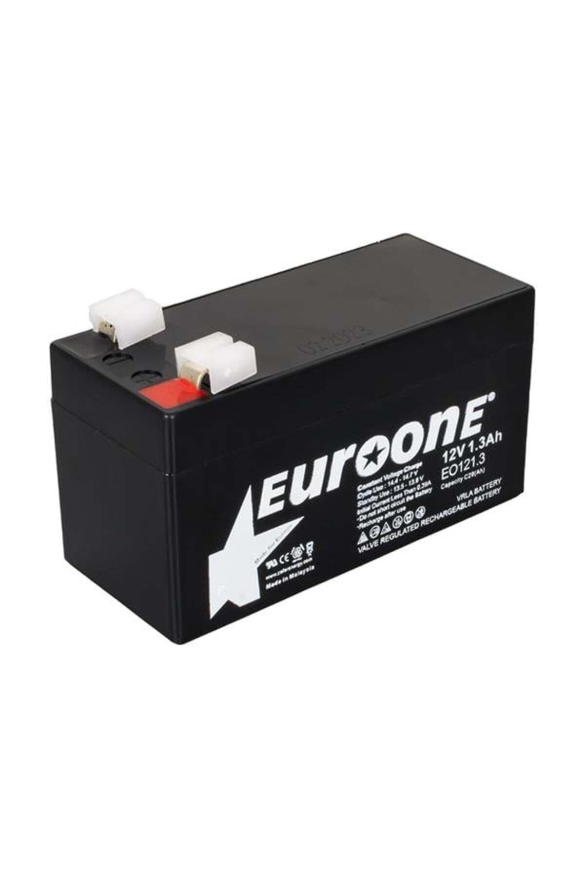 ShopZum Euroone Eo121.3 12 Volt - 1.3 Amper Akü (96 X 42 X 52 Mm)