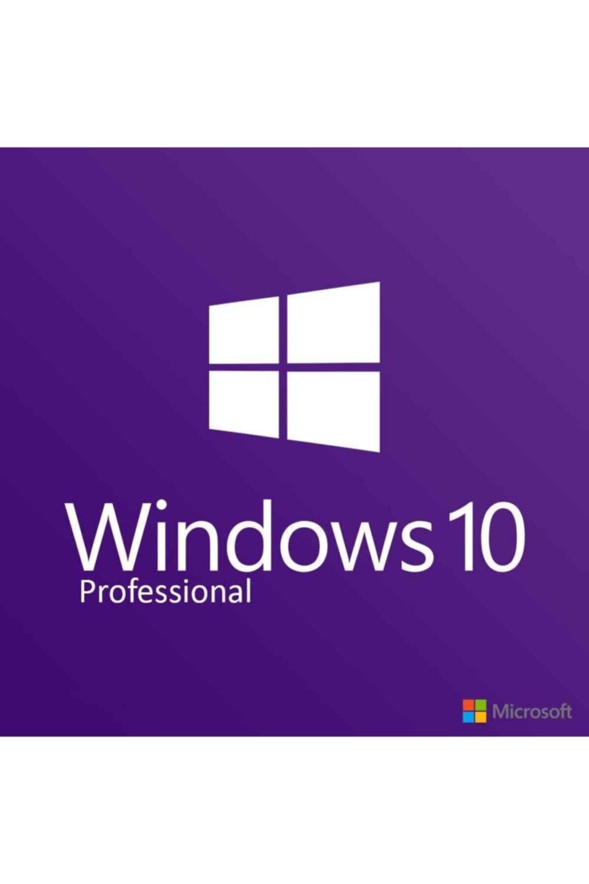 MICROSOFT Windows 10 Pro Türkçe 32-64 Bit Dijital Teslim