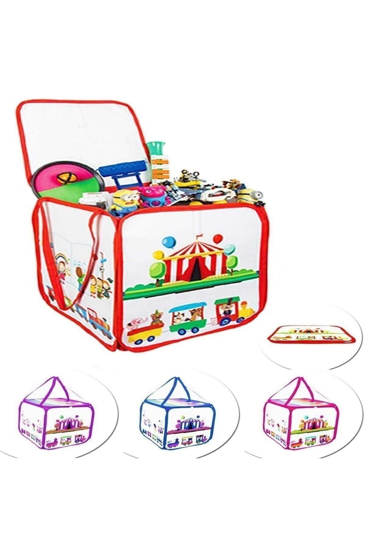 HAYATINIZI KOLAYLAŞTIRIN-Large Volume Toy Basket with Lid 2