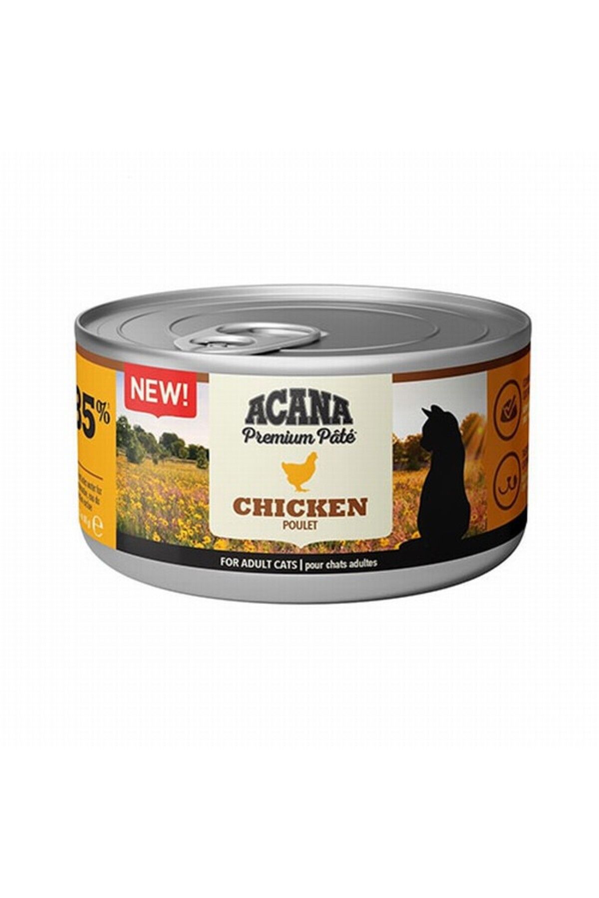 Acana Premium Pate Tavuk Etli Ezme Yetişkin Kedi Konservesi 85 gr