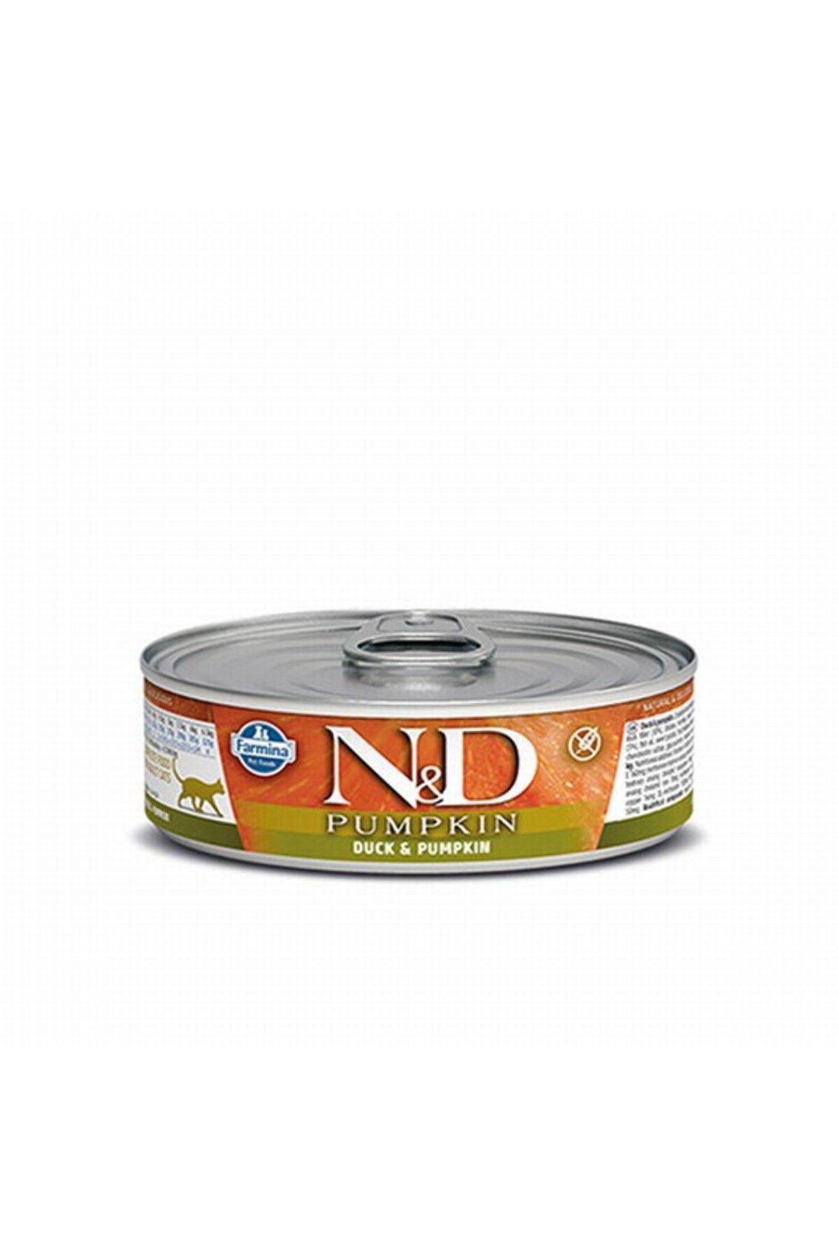 N&D Pumpkin Balkabaklı Ördekli Tahılsız Yetişkin Kedi Konservesi 80 gr