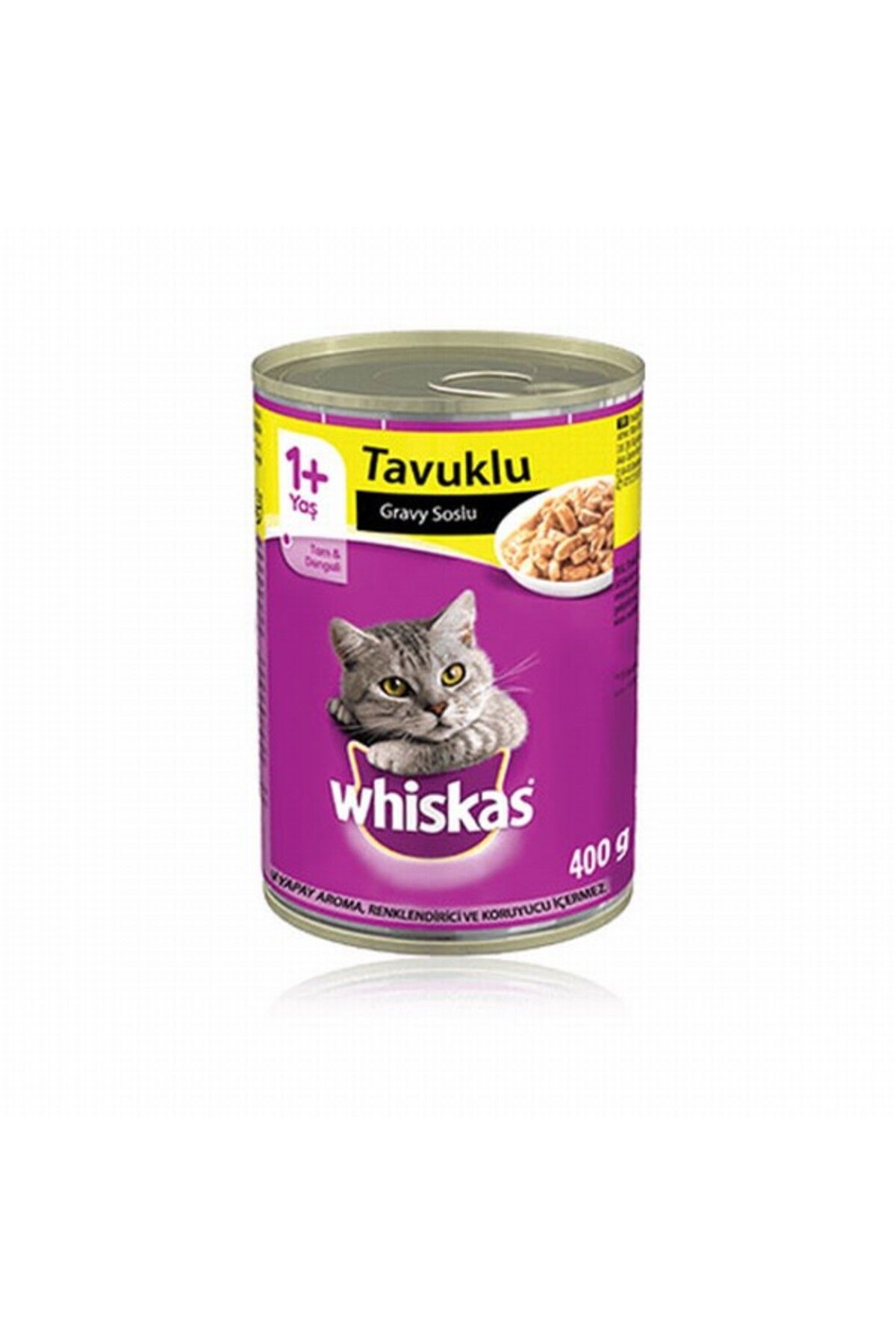 Whiskas Gravy Soslu Tavuklu Yetişkin Kedi Konservesi 400 gr