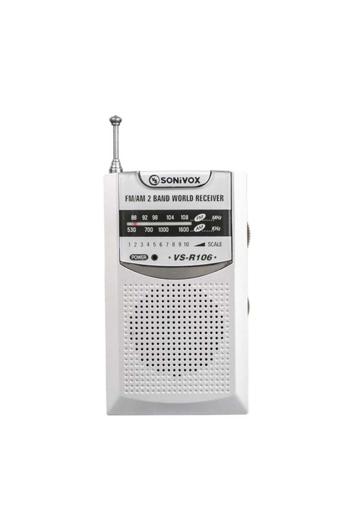 DENİZ Sonivox Vs-r106 Gümüş Renk Cep Tipi Analog Fm Radyo