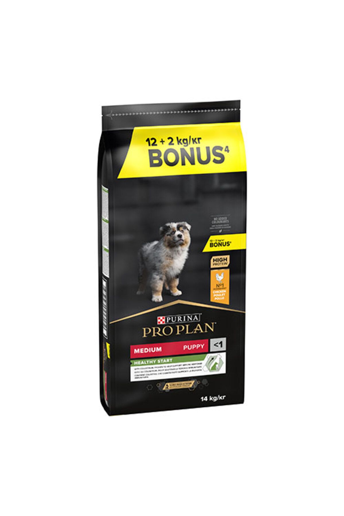 Pro Plan Tavuklu Yavru Köpek Maması 12 Kg + 2 Kg Bonus Paket