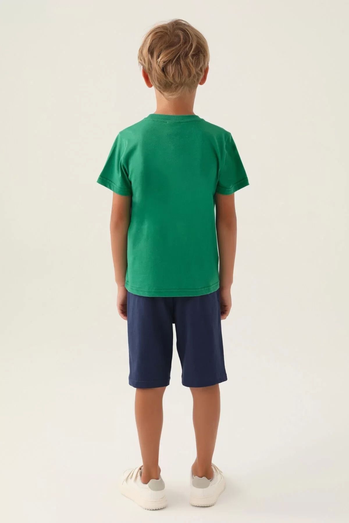 Rolypoly-Pine Green Boy Bermuda Set 5