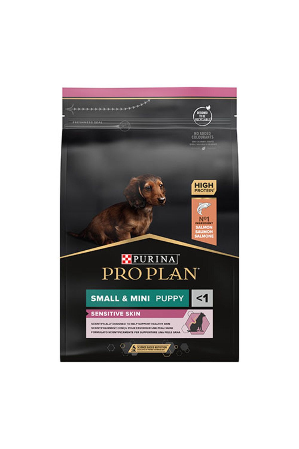 Pro Plan Small & Mini Puppy Sensitive Skin Somonlu Küçük Irk Yavru Köpek Maması 3 Kg