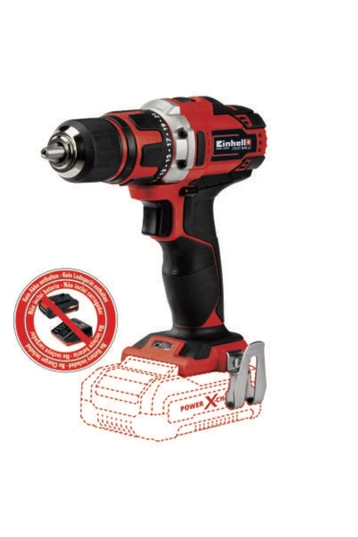 Einhell TE-CD 18/40 Li - Solo, Akülü Vidalama