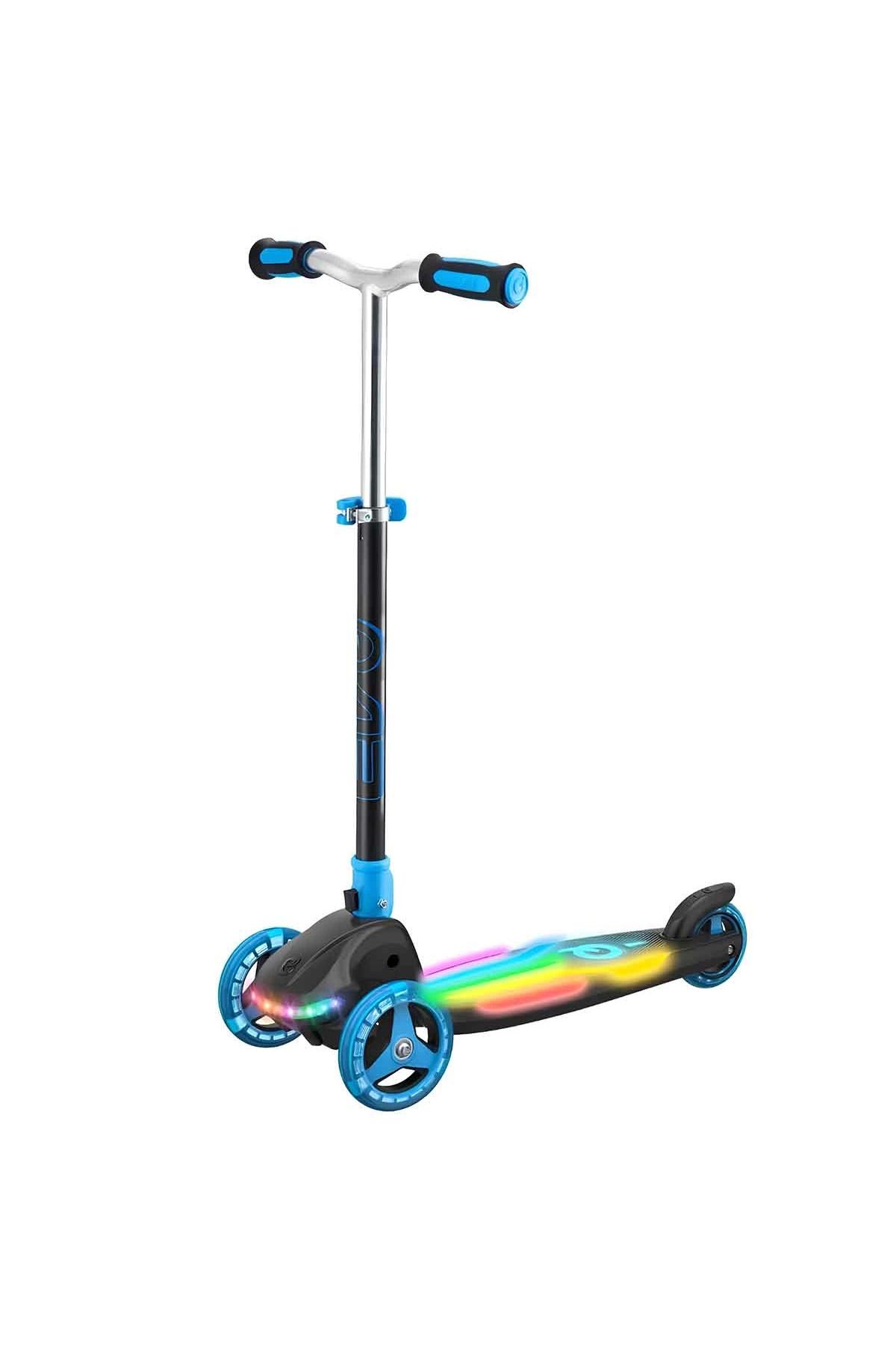 Lucest Yeni Ur  3 Tekerlekli Rainbow Blast Işıklı Scooter Kampanyalı