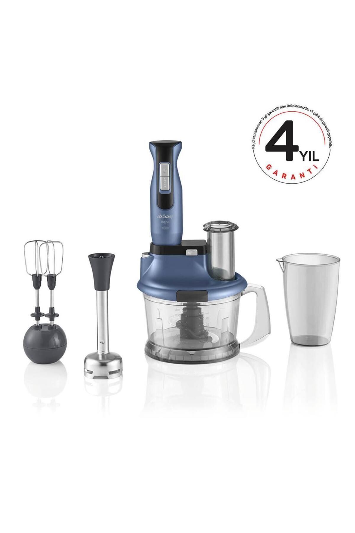 Arzum Multi Blender Seti Doğrama Çırpma Parçalama Buz Kırma Güçlü 1500W Motor 4 Yıl Garanti Okyanus