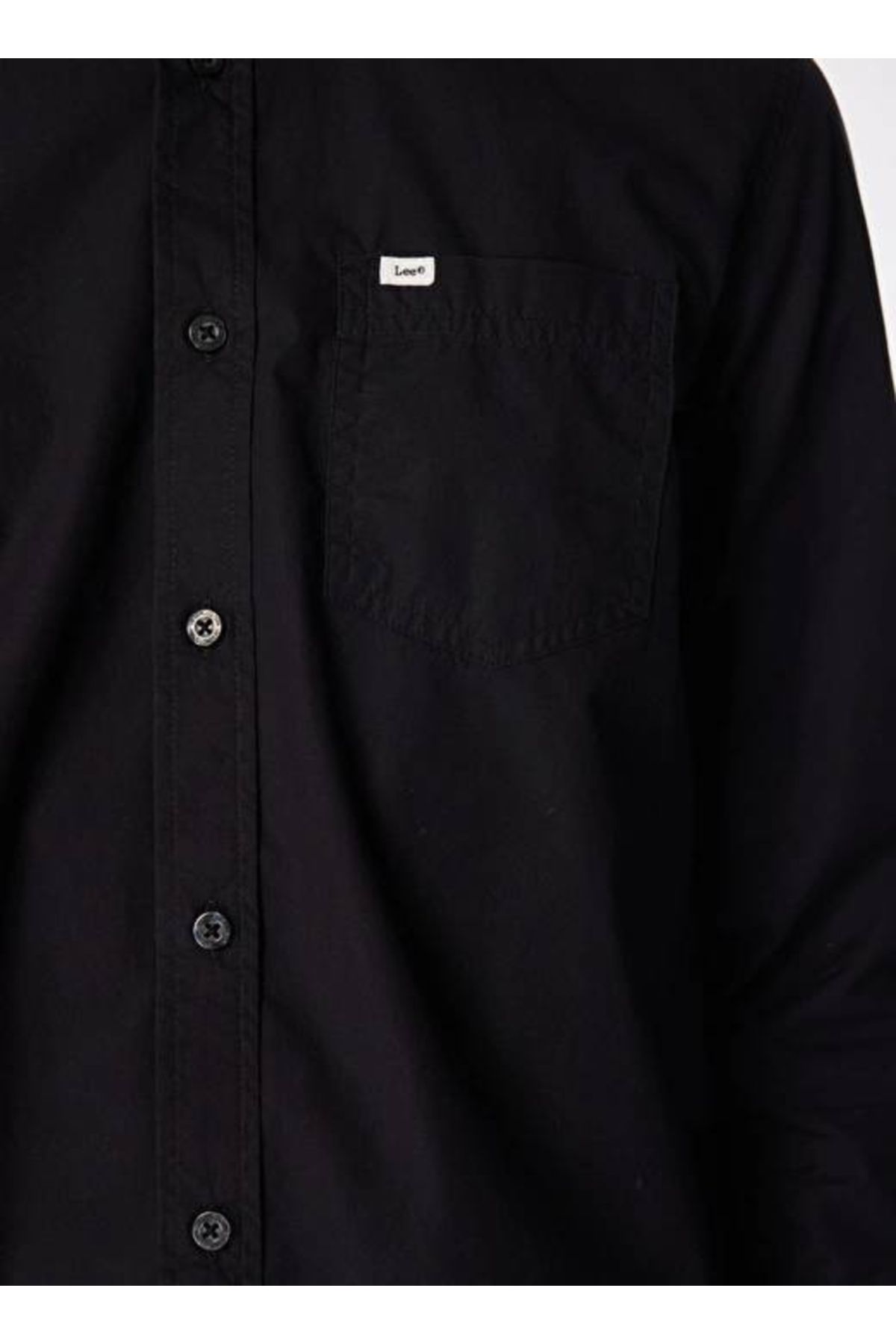 Lee-Black Regular Fit 100% Cotton Shirt 7