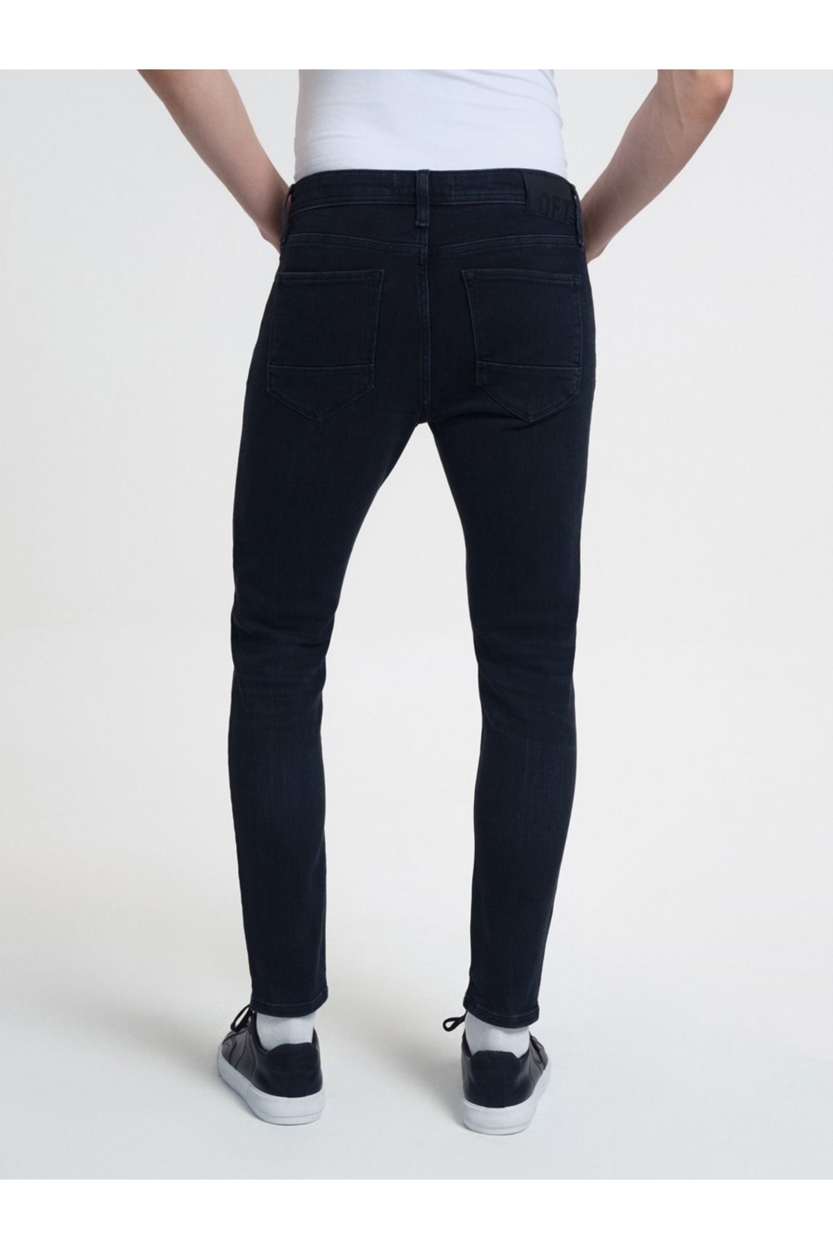 شلوار جین مشکی مردانه سیاه Justin Skinny Fit Gean LF2034749 Loft