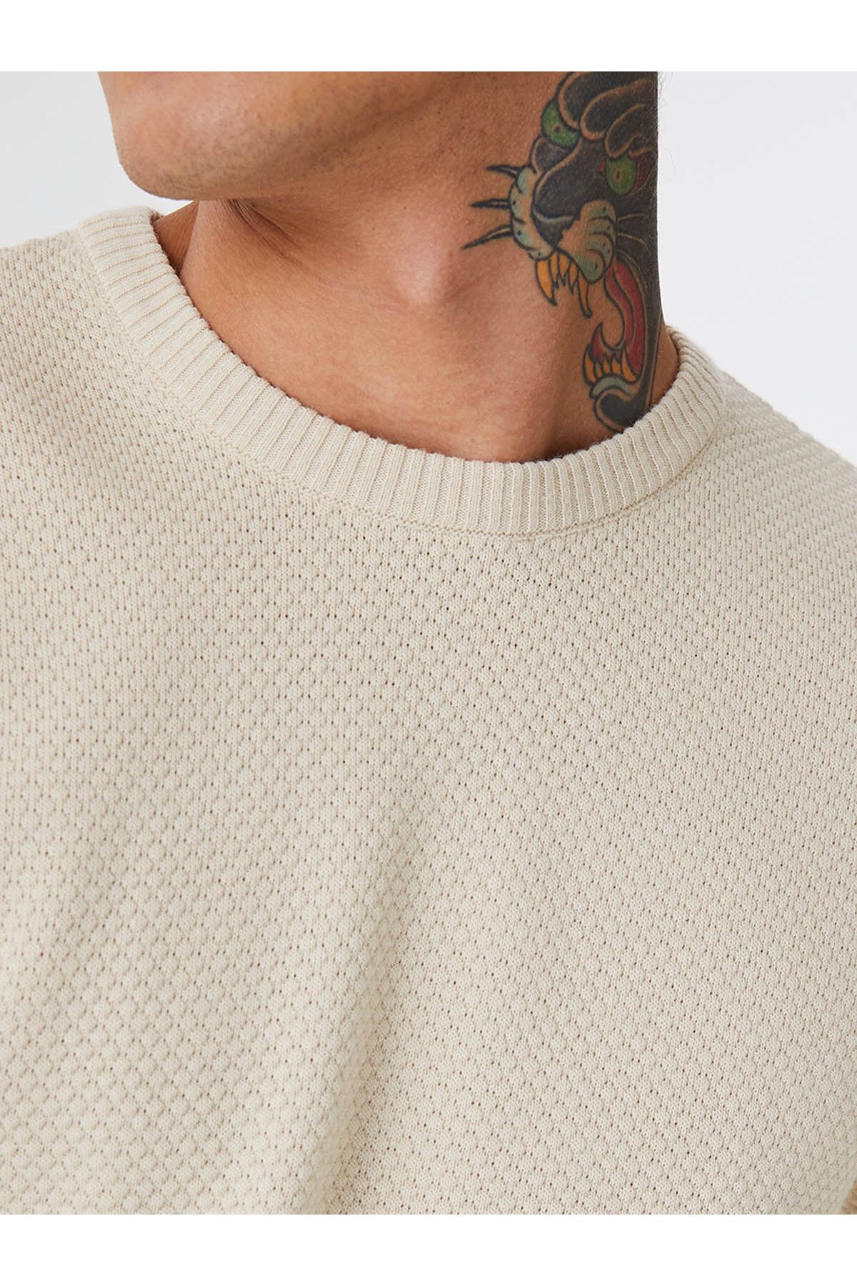 Loft-Men's Stone Colored Sweater - Lf 2030179 2