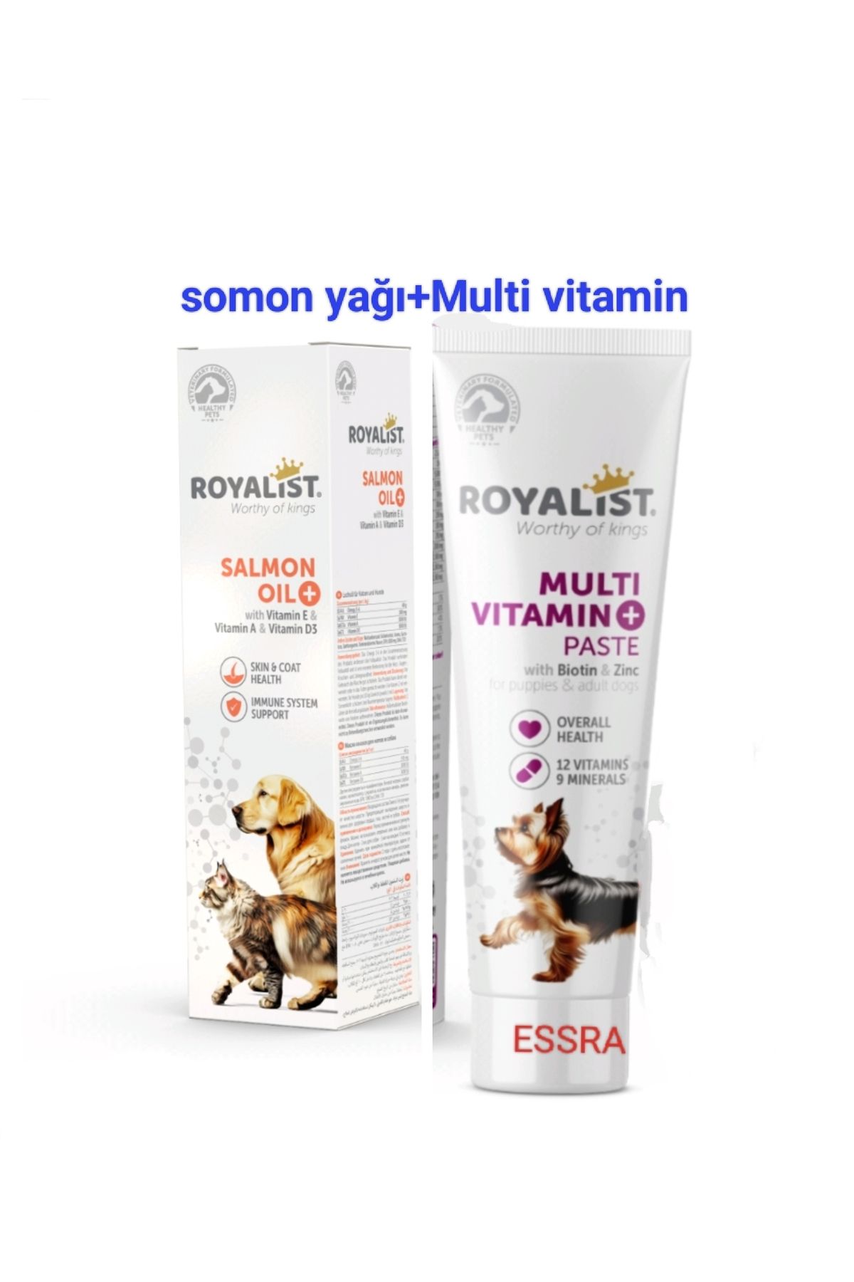 Royalist Köpekler için multivitamin paste+ somon yağı