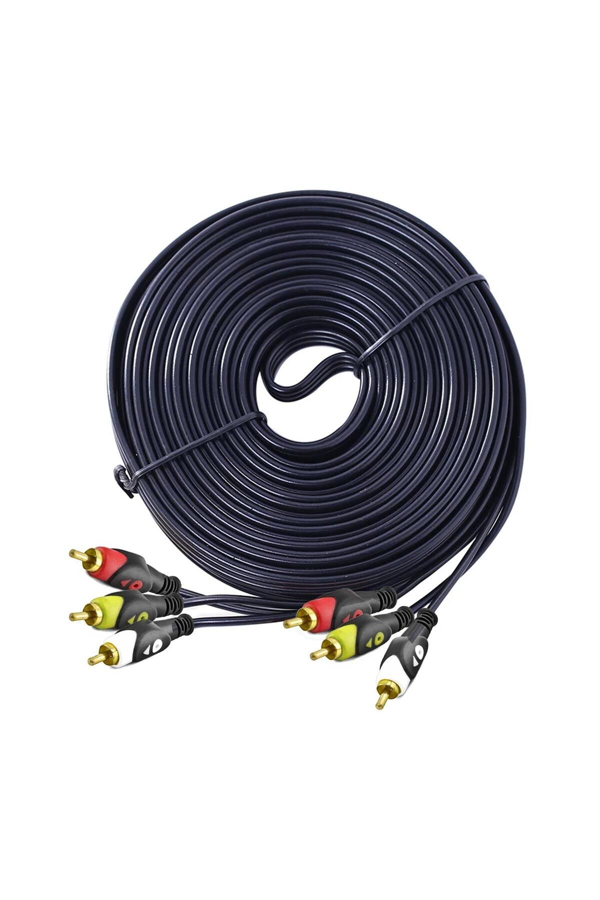 SH TICARET PEACE B-2124 Kablo 3 Rca 3 Rca Gold 5 Metre