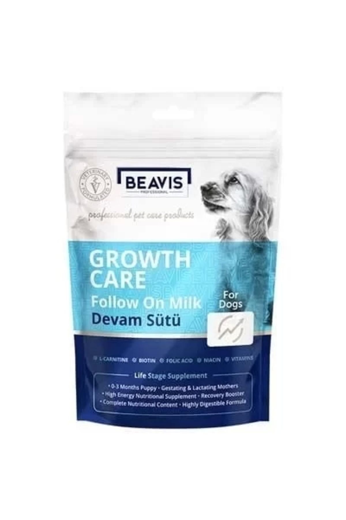 BEAVIS Growth Care Fallow on Milk Dog Yavru Köpek Devam Sütü 200 Gr