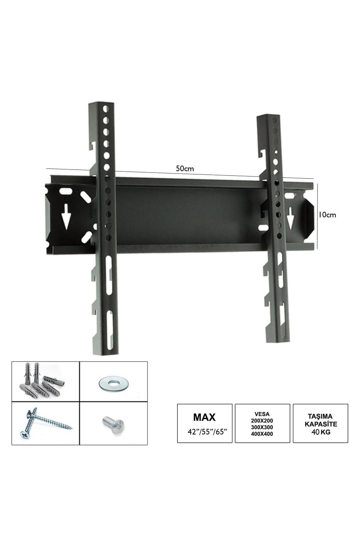 MEGA 10/65 Lcd Askı Aparatı Sabit 42-55-65 Inç 106-140-165cm