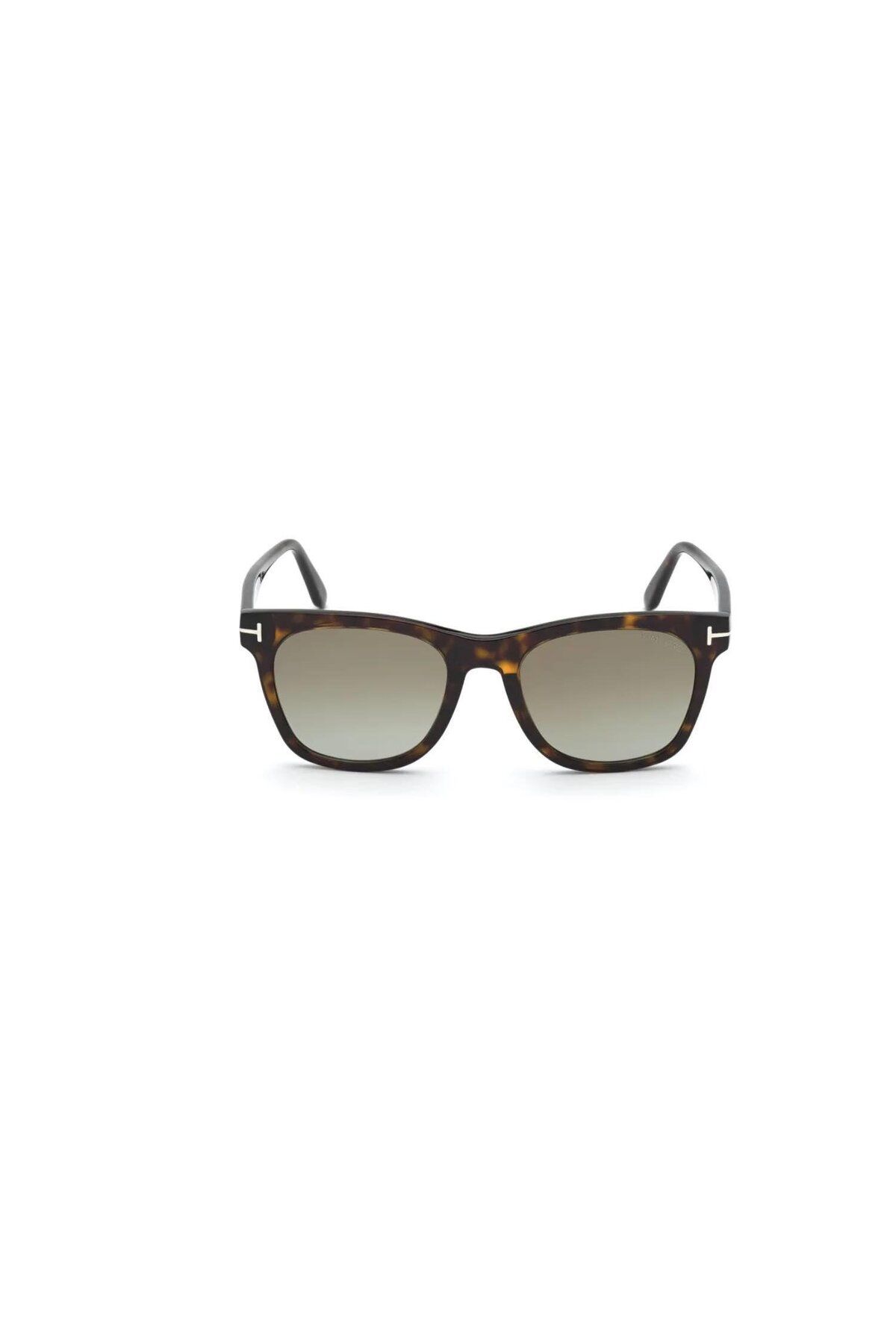 عینک آفتابی استخوانی قهوه ای Ft0833 52q 54 Unisex Brooklyn Tom Ford