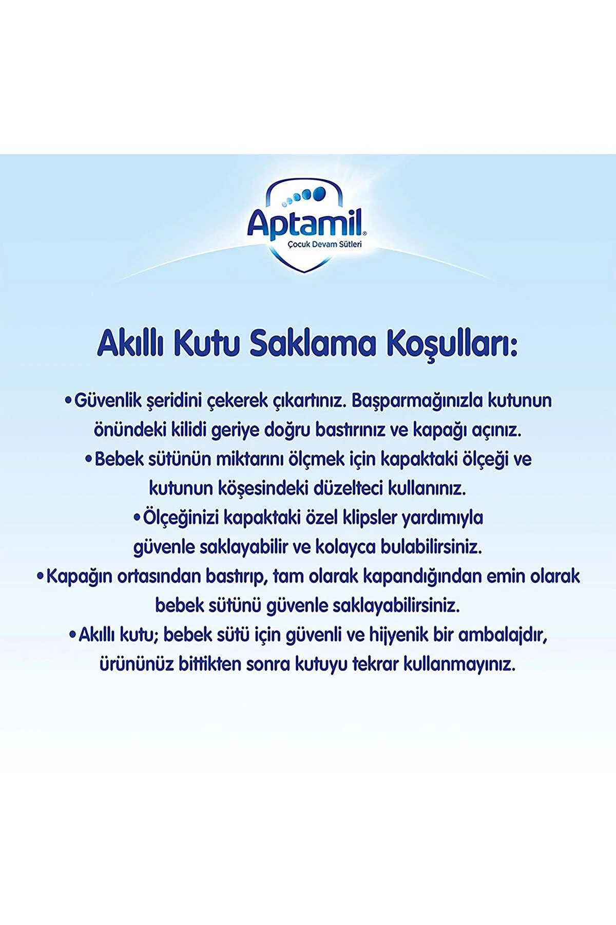 Aptamil 2 Numara 800 GR 6-9 Ay 3`lü Avantaj Paketi (2400 GR) fotoğrafı 7 (önizleme)