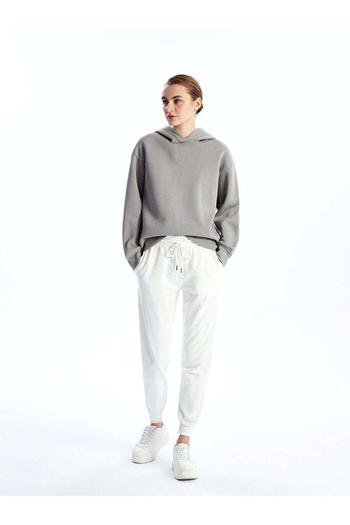 LC Waikiki-Women's Jogger Tracksuit Bottom with Elastic Waist 5