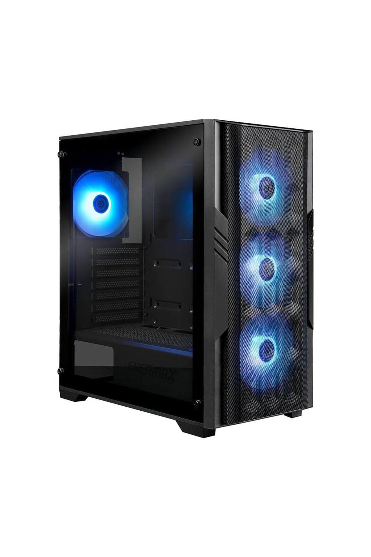 ENERMAX StarryFort SF60H ARGB Temperli Cam USB 3.0 Mid Tower ATX + MAXPRO III 600W Gaming Kasa