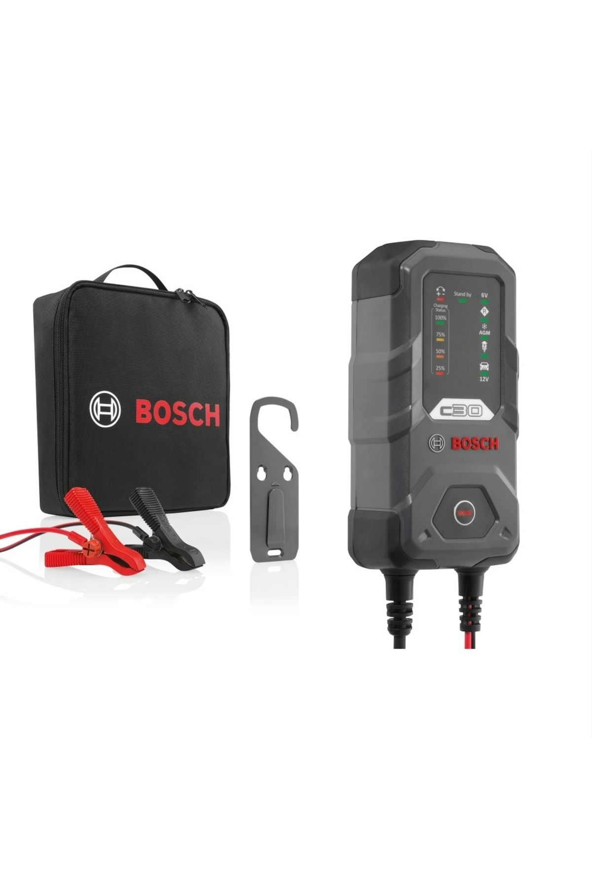 Bosch C30 Akü Şarj Cihazı 6/12V