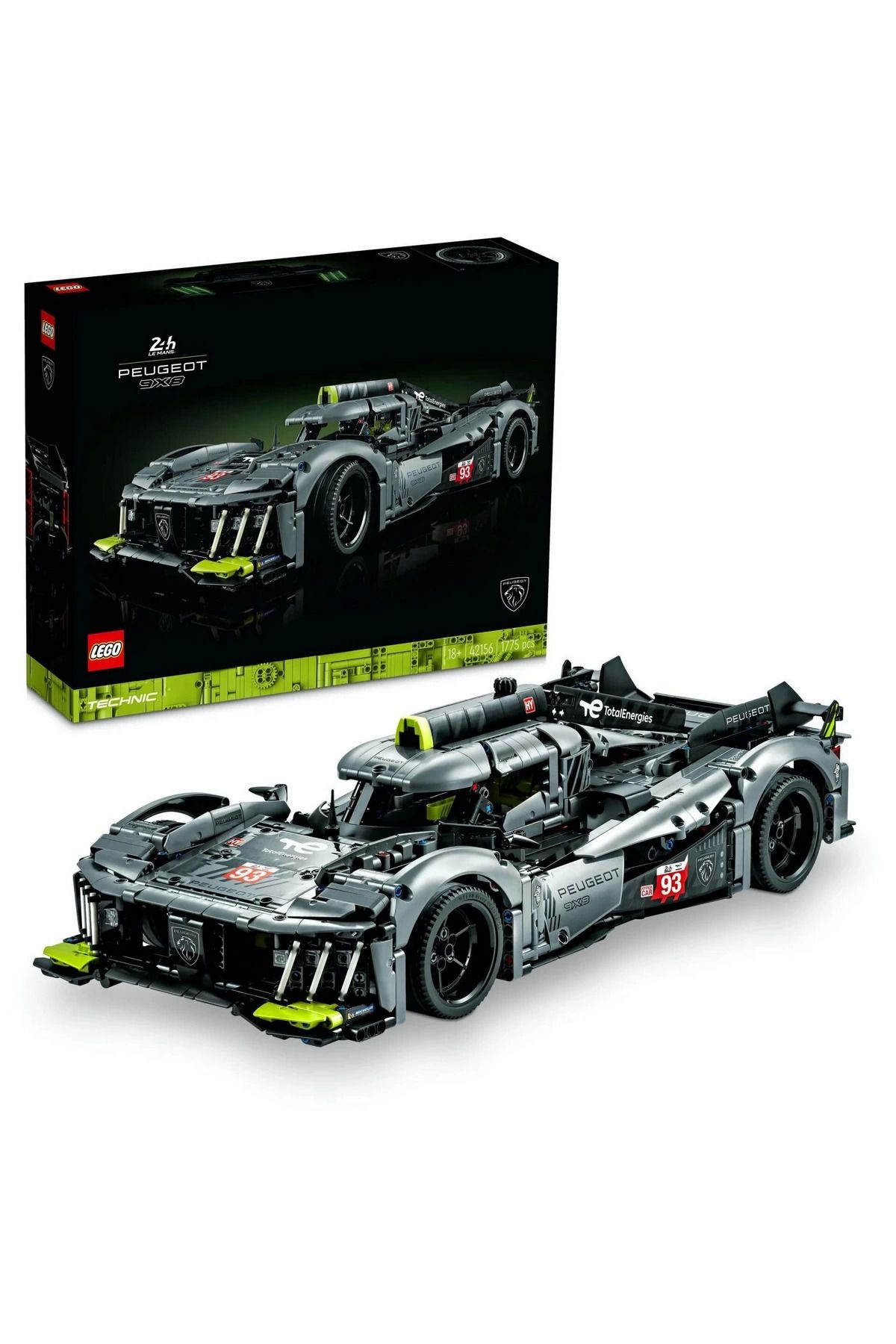 TOYFEST Technic PEUGEOT 9X8 24H Le Mans Hybrid Hypercar 42156