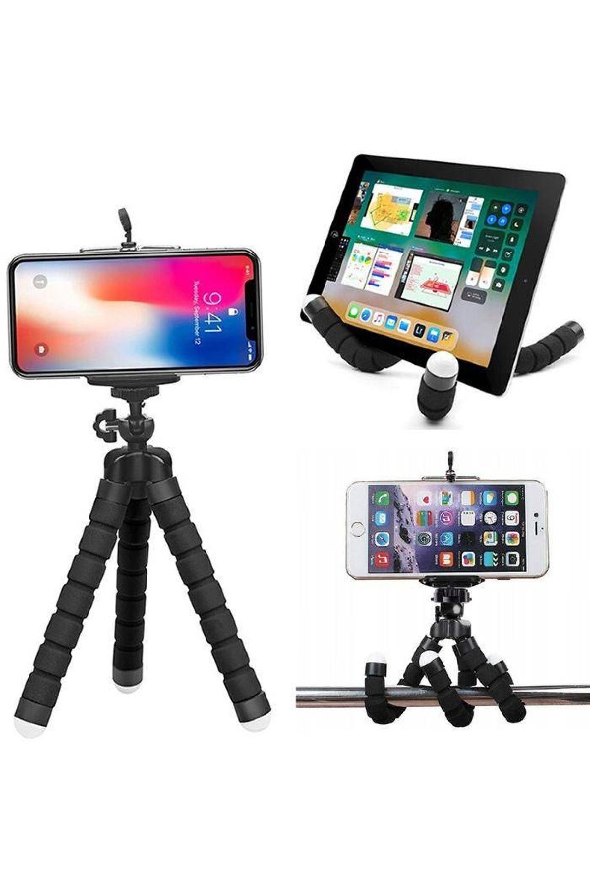 Concord T-1 Mini Esnek Çok Yönlü Ahtapot Tripod Stand