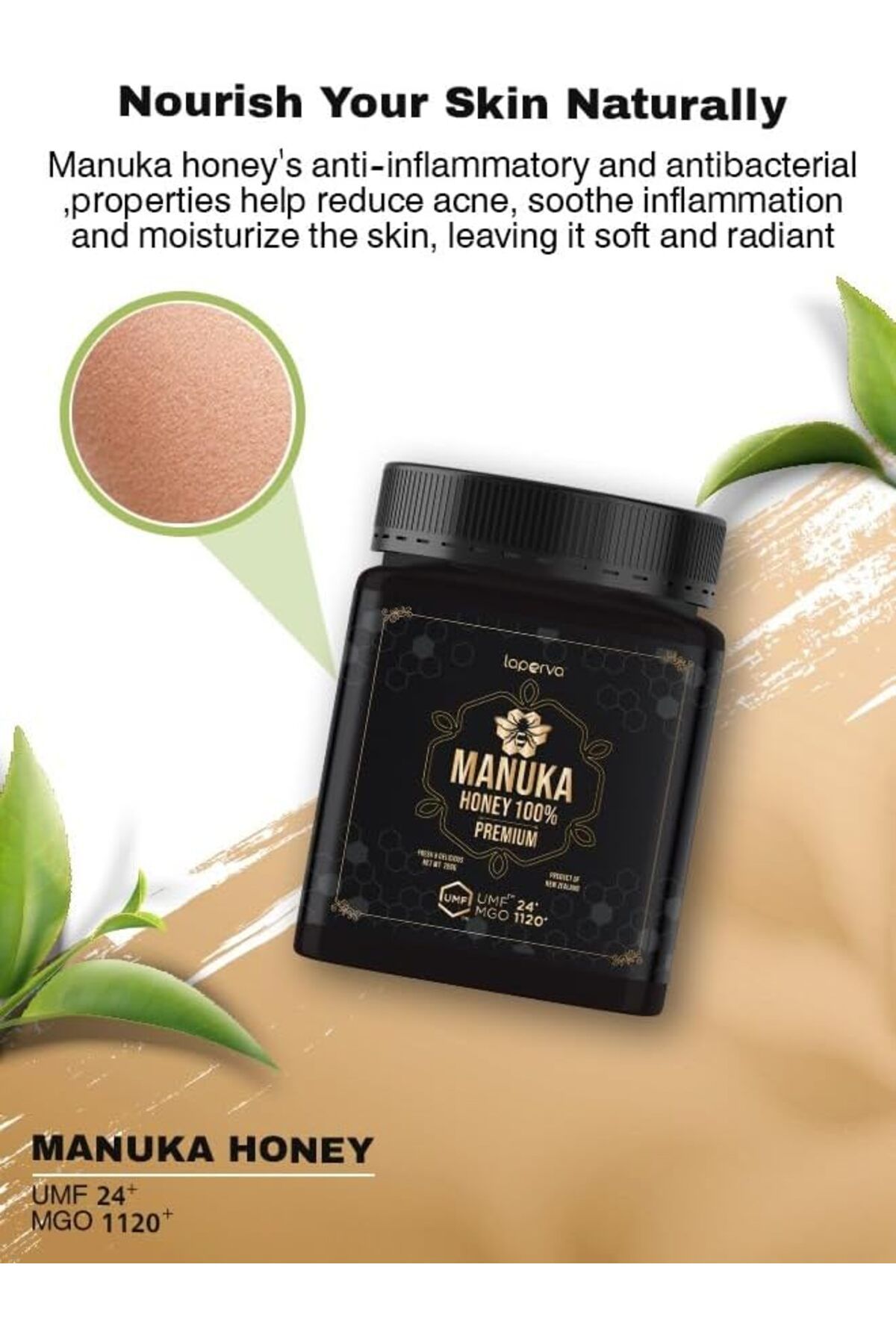 Laperva-Manuka Honey, 1120 Mgo, 250 Gm, Immune System Support, Treatment Of Digestive Problems 7