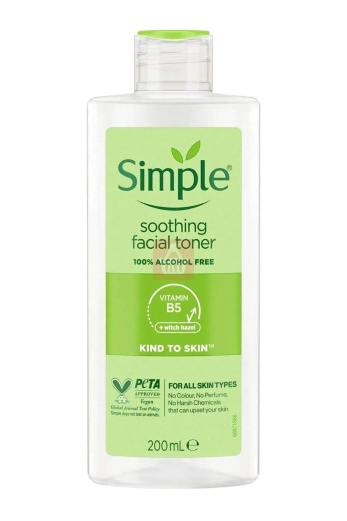 Simple Kind to Skin Yatıştırıcı Yüz Tonik %100 Alkol İçermez 200ml