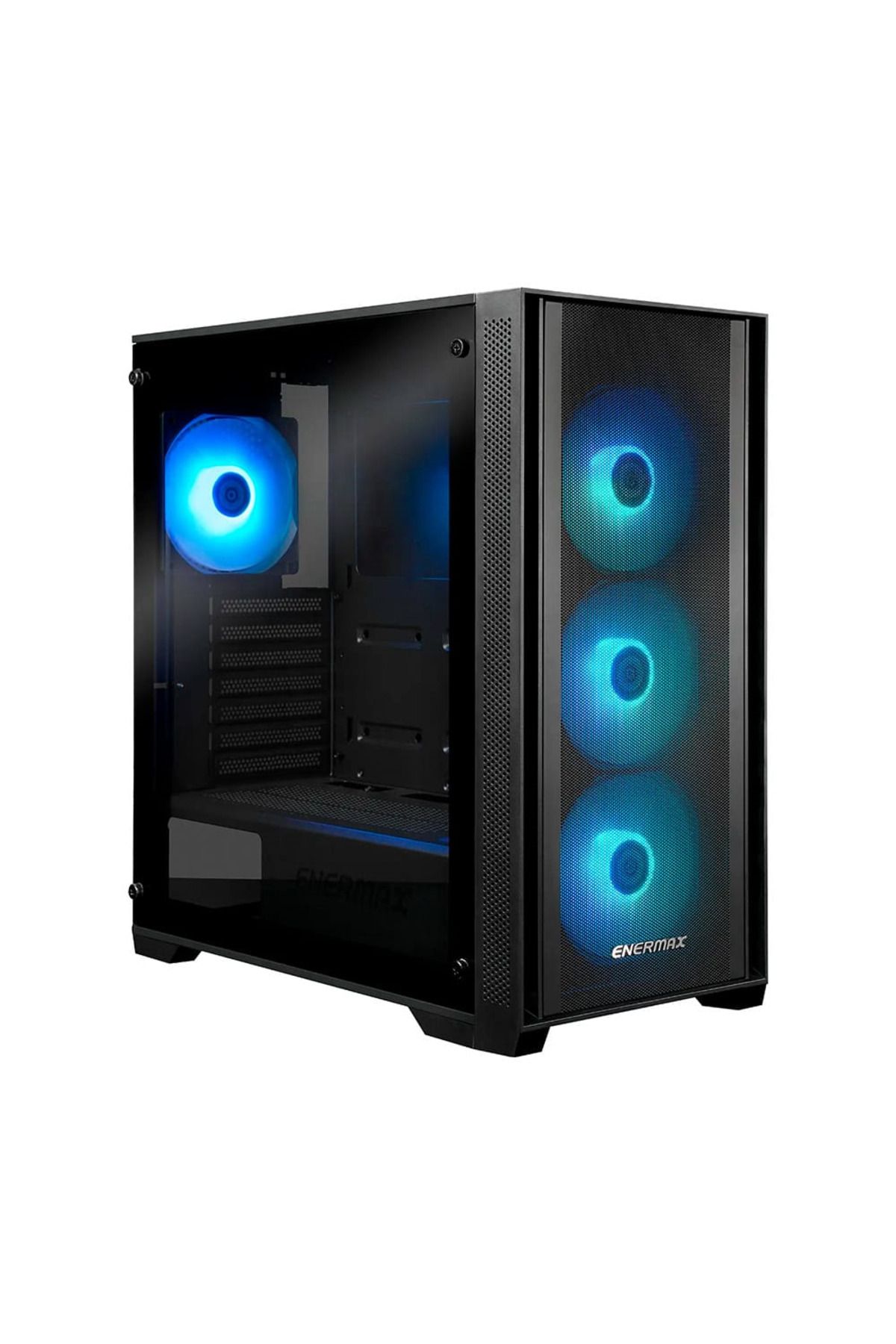 ENERMAX StarryFort SF217 ARGB Temperli Cam USB 3.0 Mid Tower ATX + MAXPRO III 600W Gaming Kasa