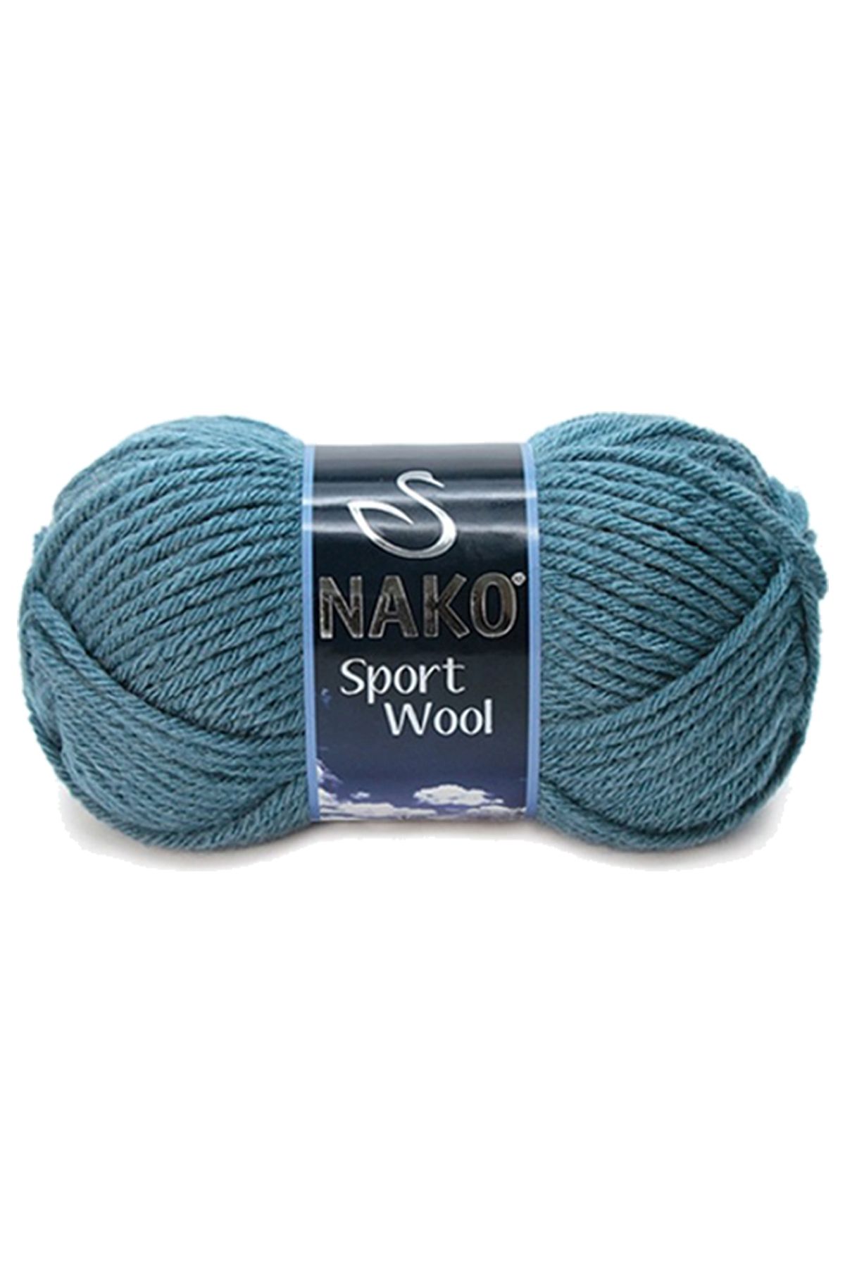 Heez 1 Adet Sport Wool Atkı Bere Ceket Yelek Örgü İpi Yünü No: 185 Fırtına