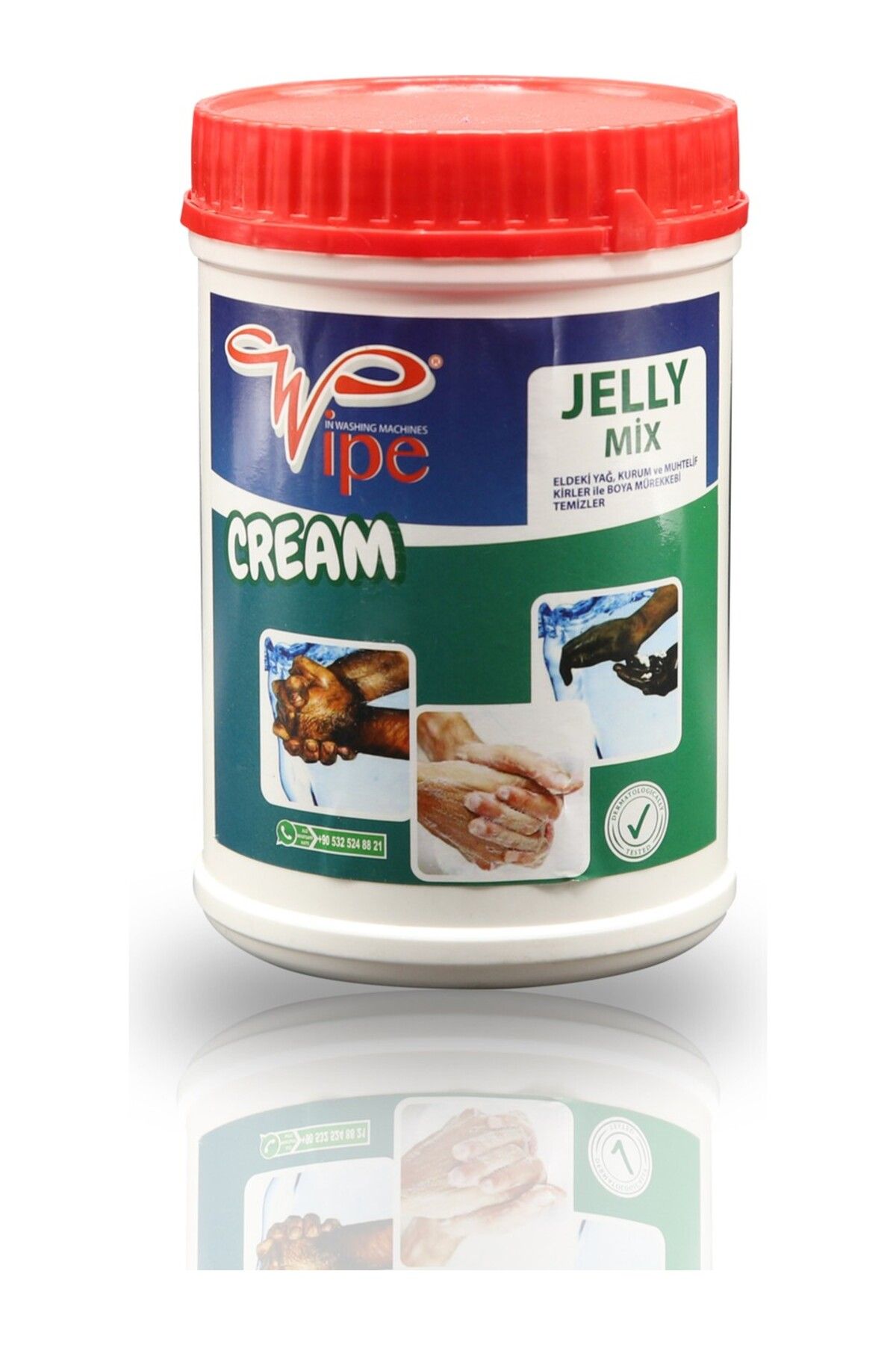 Wipe Kimya WİPE JELLY MİX 1 KG PARTİKÜLLÜ EL TEMİZLEME KREM