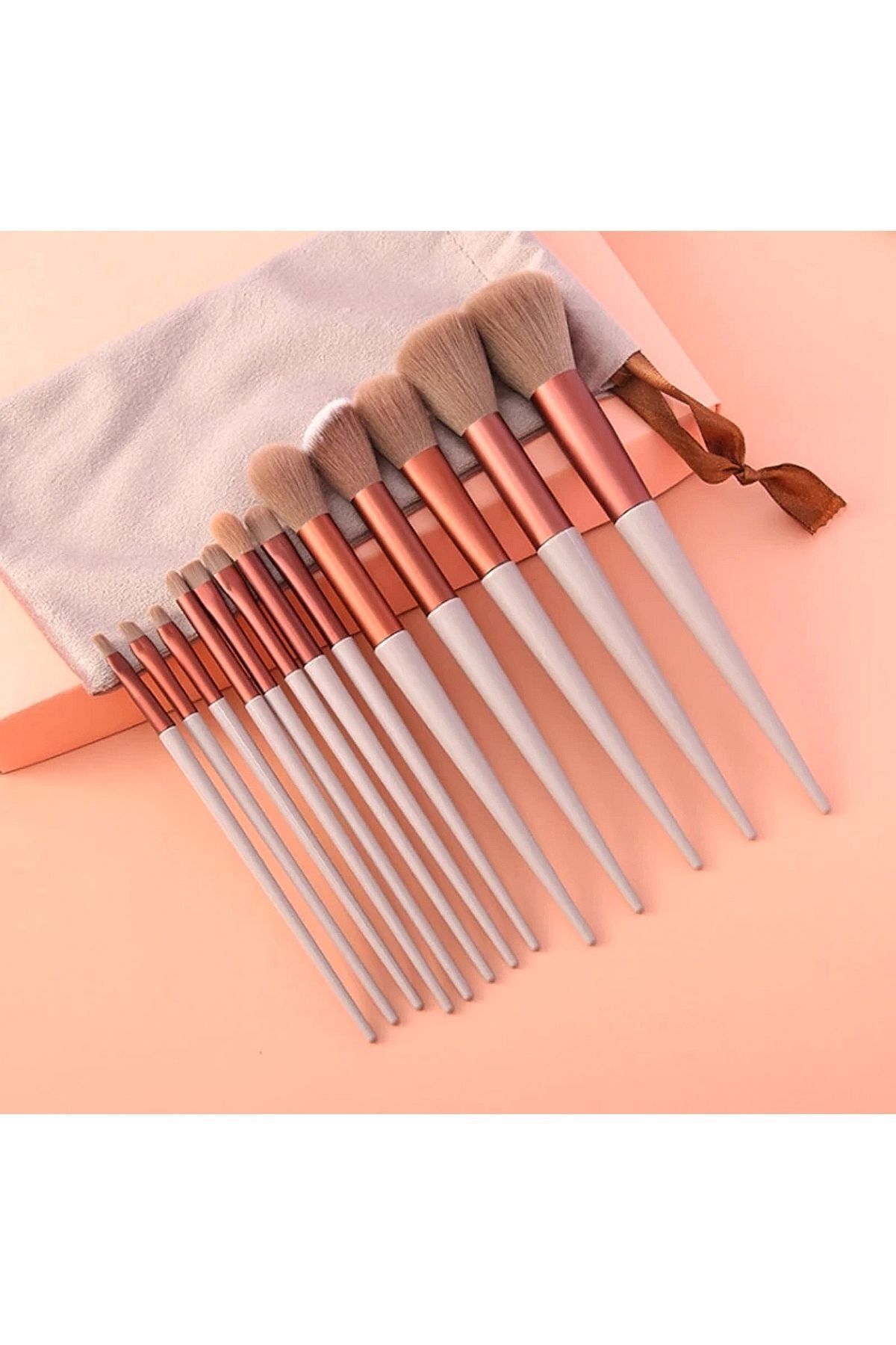 ZUZU TEKNOLOJİ 13'lü makyaj fırçası seti kılıflı brush set