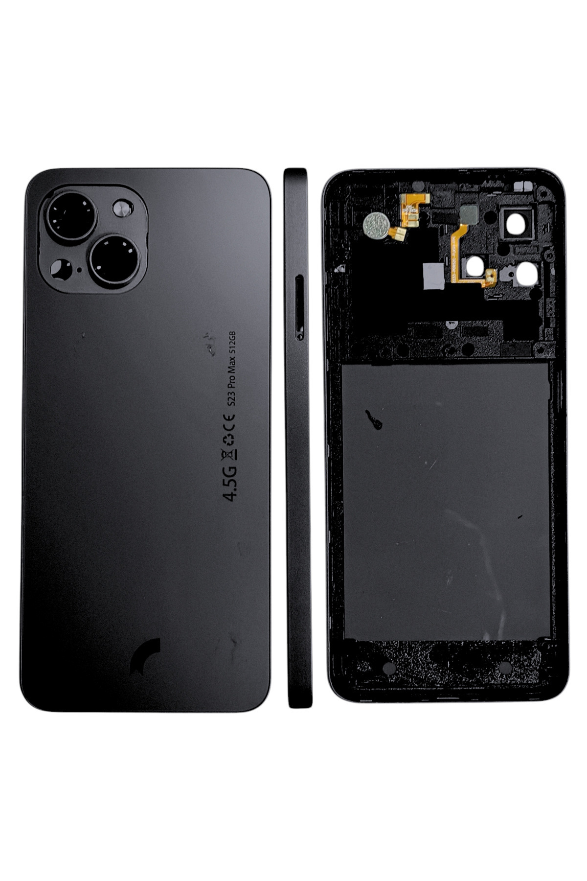 indirimplus Reeder Reeder S23 Pro Max Kasa+ Arka Kapak Pil Kapağı+Kamera camı SİYAH RENK İLANI