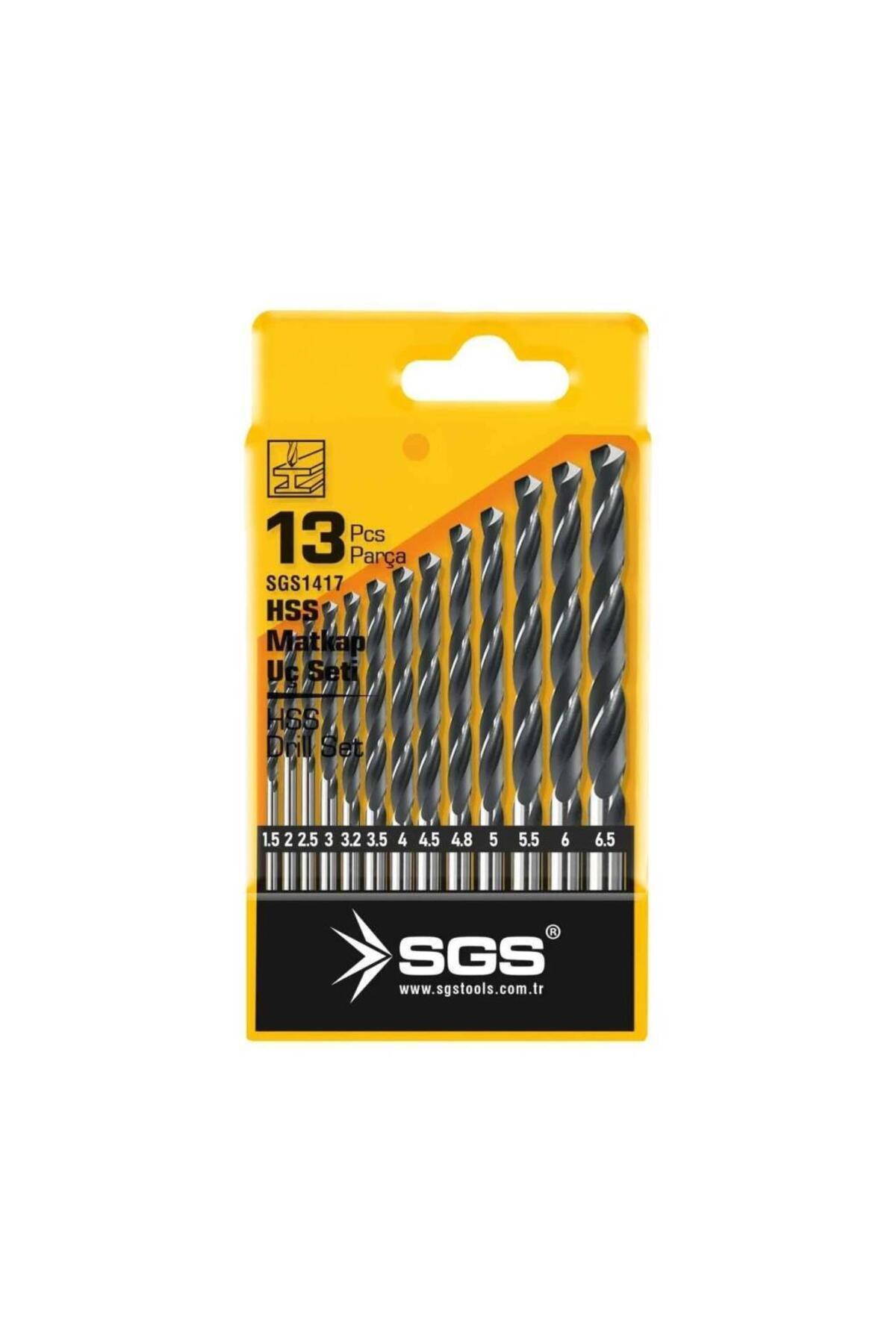 SGS 1417 Metal Matkap Ucu Seti 13 Parça